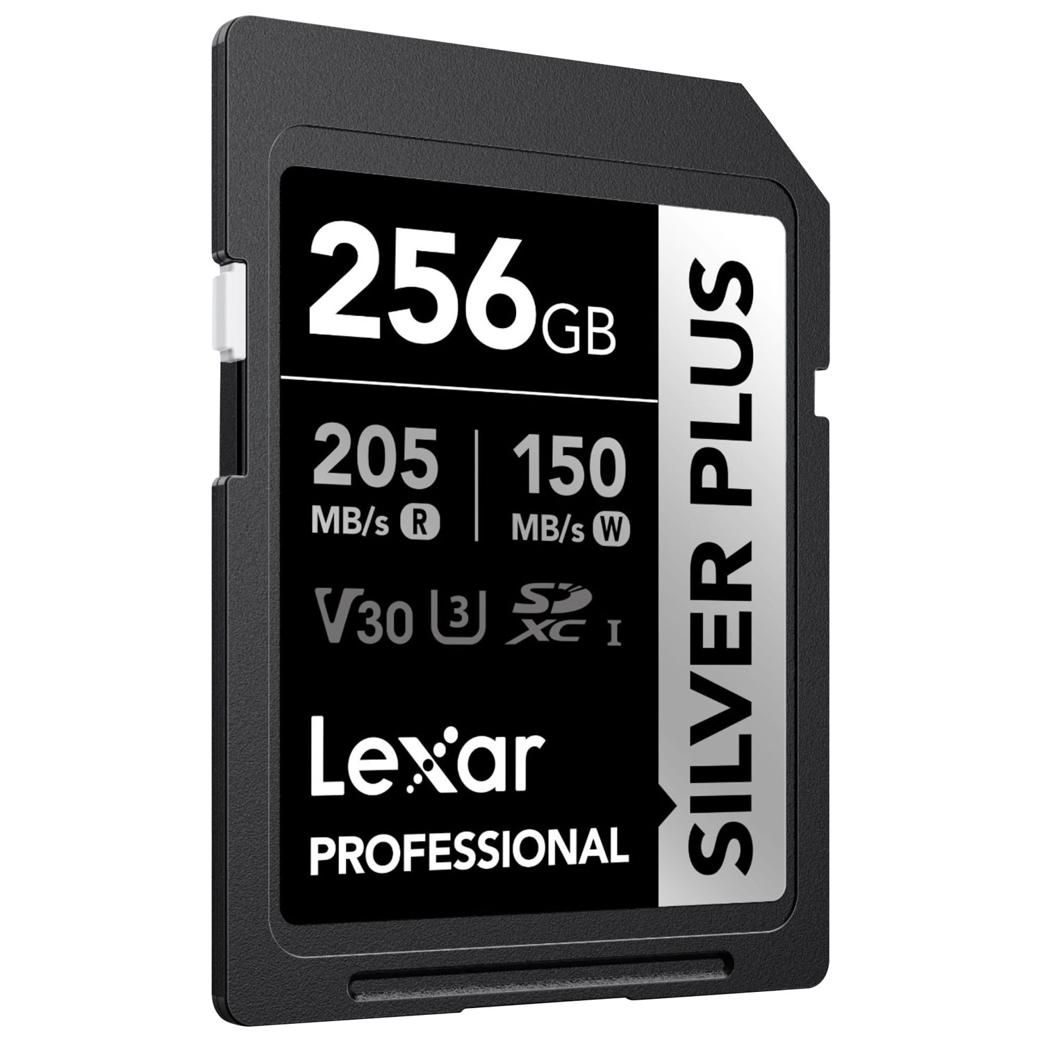 Lexar Professional Silver Plus 256GB 205MB/s UHS-I SDXC Memory Card