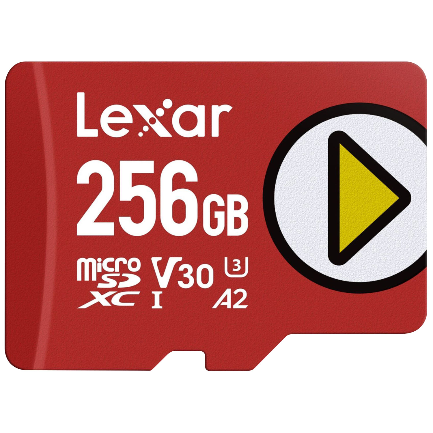 Carte mémoire microSDXC UHS-I de 256 Go et de 205 Mo/s Play de Lexar