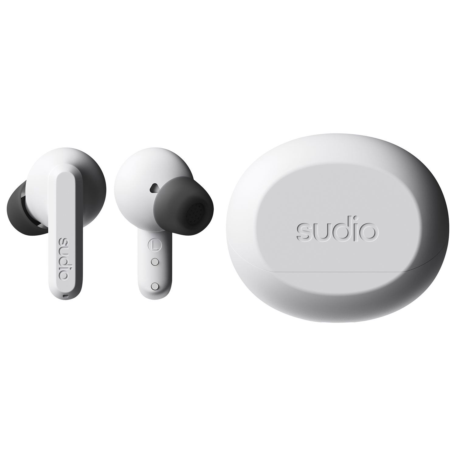 Écouteurs boutons 100 % sans fil à suppression du bruit A3 Pro de Sudio - Blanc