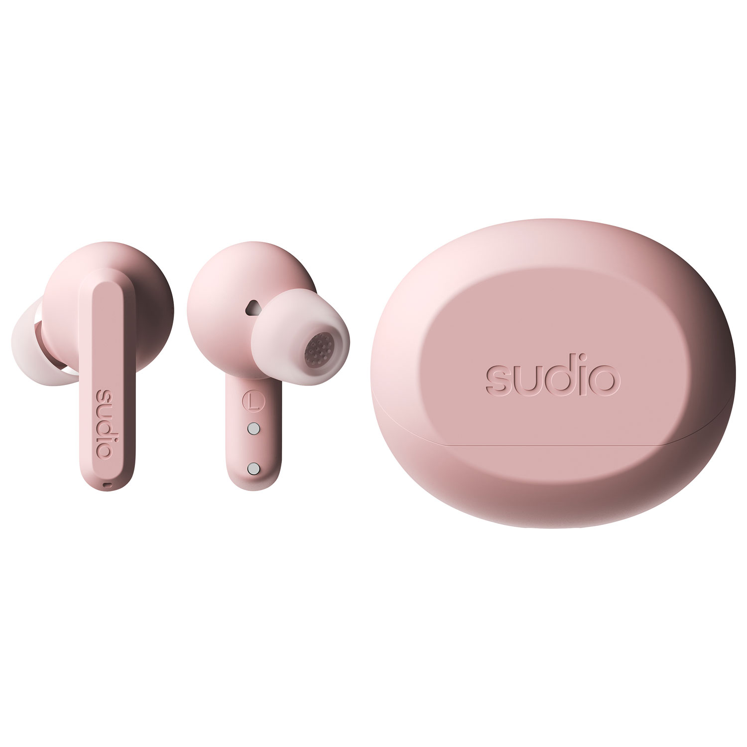 Écouteurs boutons 100 % sans fil à suppression du bruit A3 Pro Audio de Sudio - Rose
