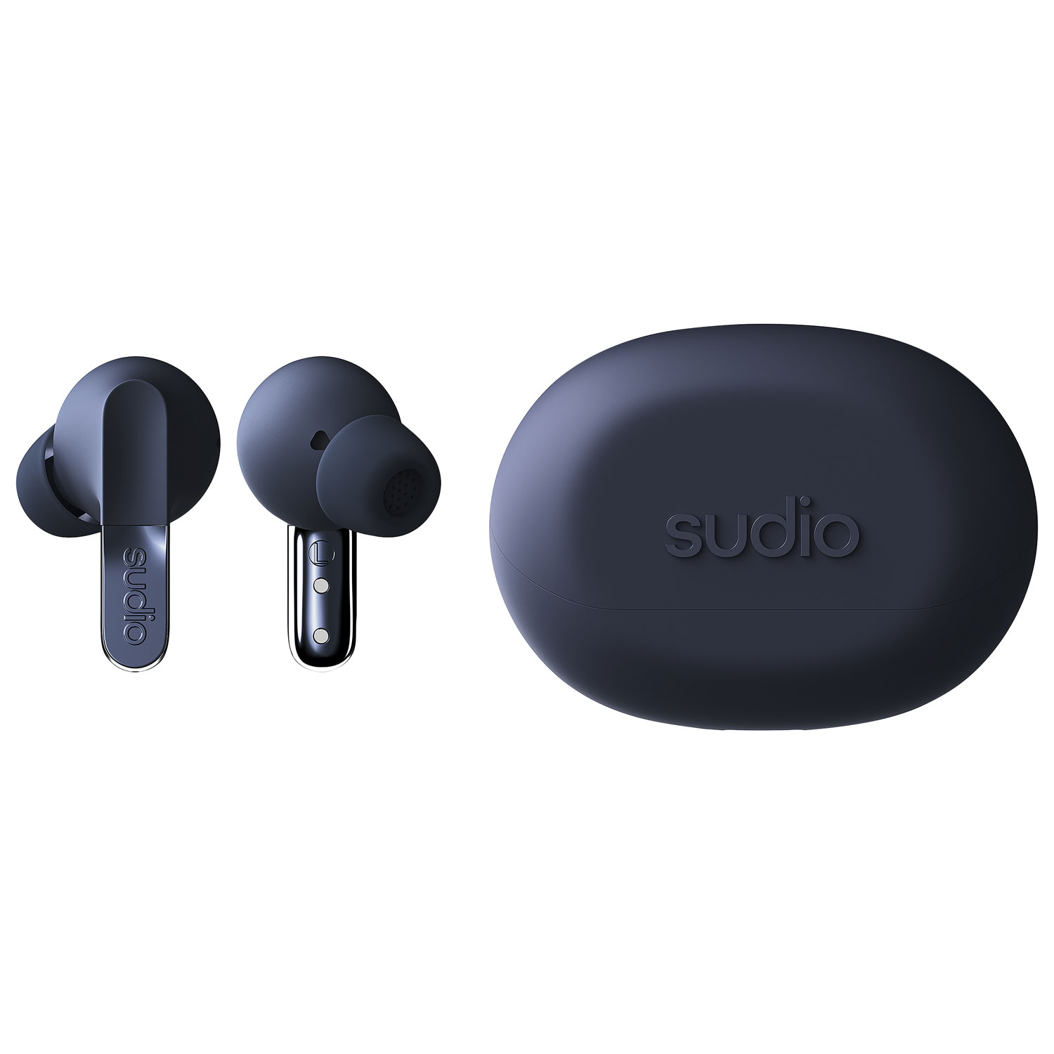 Sudio N3 Pro Audio In-Ear Noise Cancelling True Wireless Earbuds - Navy Blue