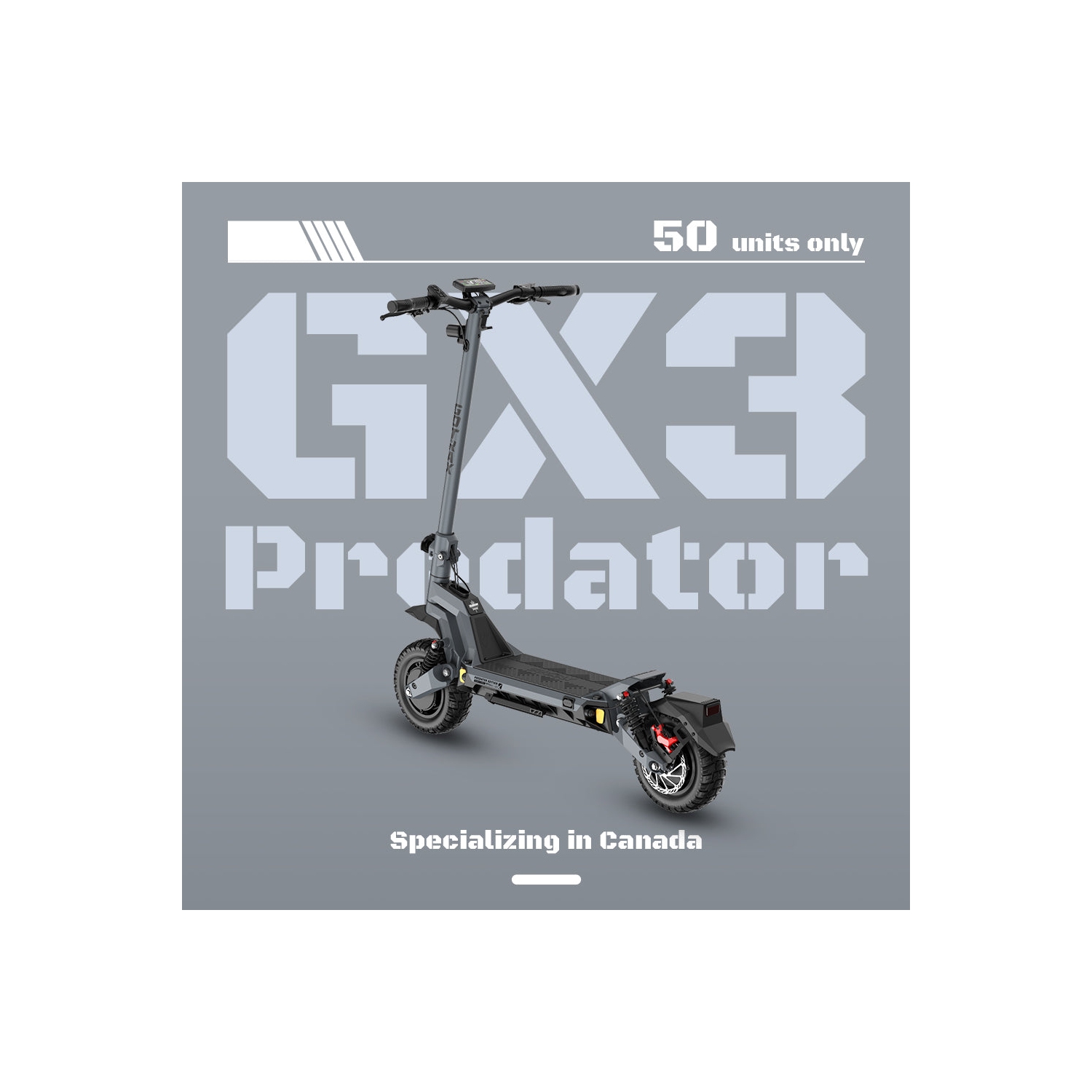Gotrax GX3 High-Performance Electric Scooter, Dual 1000W Motor/11" x3'' Tires/64Km Range & 60Km/h/Dual Braking System Foldable Off Road Electric