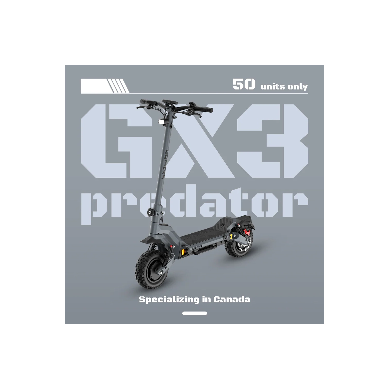 Gotrax GX3 High-Performance Electric Scooter, Dual 1000W Motor/11" x3'' Tires/64Km Range & 60Km/h/Dual Braking System Foldable Off Road Electric