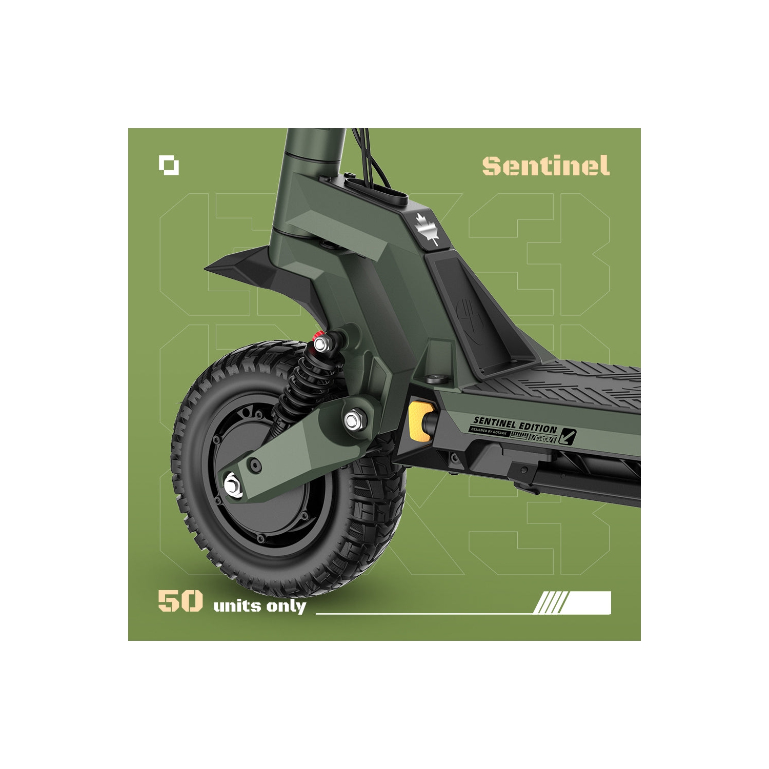 Trottinette électrique haute performance GX3 de Gotrax, moteur double 1000&nbsp;W/pneus 11 x 3&nbsp;po/autonomie 64&nbsp;km et 60&nbsp;km/h/double