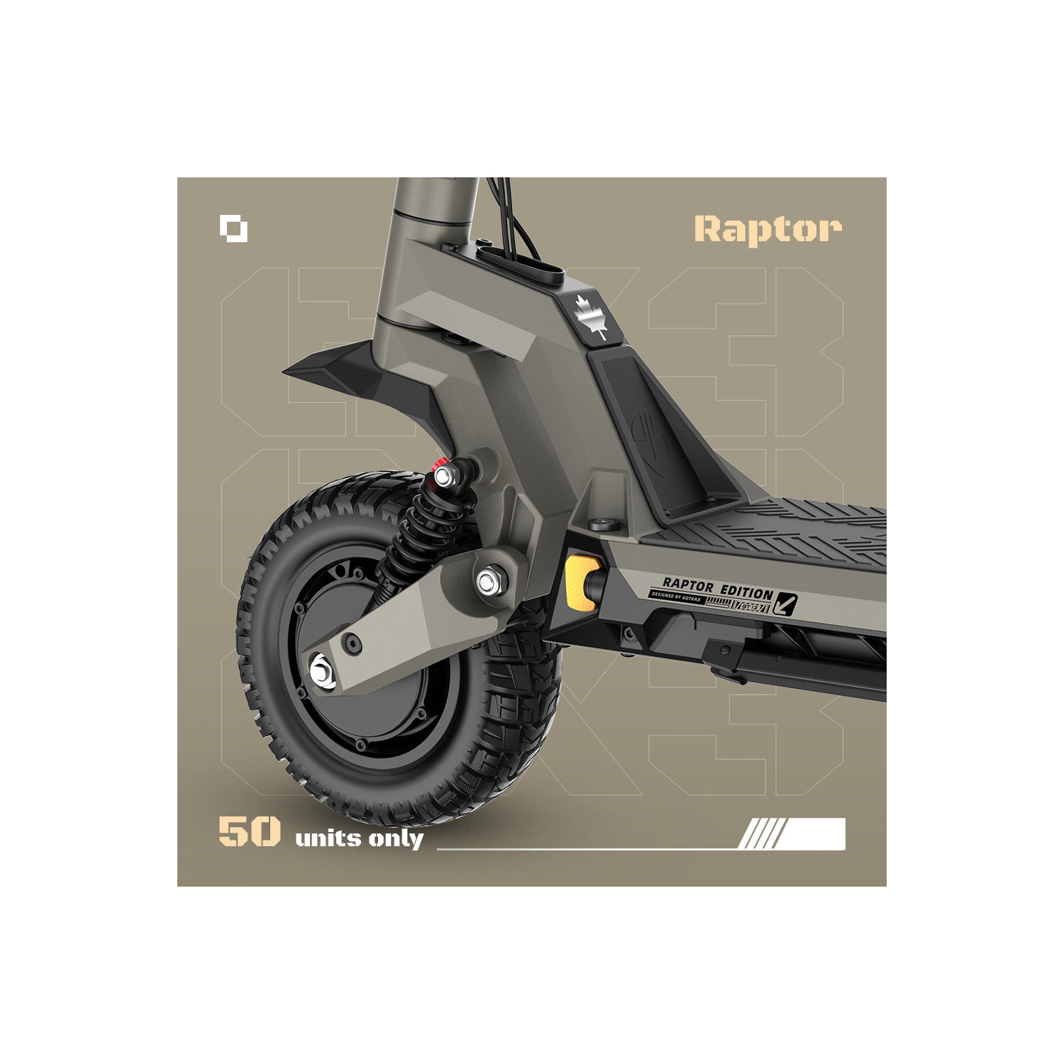 Trottinette électrique haute performance GX3 de Gotrax, moteur double 1000&nbsp;W/pneus 11 x 3&nbsp;po/autonomie 64&nbsp;km et 60&nbsp;km/h/double