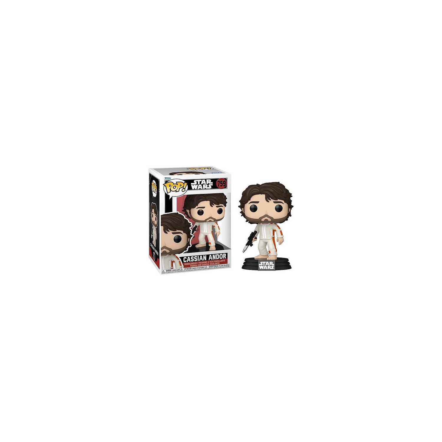 Funko Pop! Star Wars: Andor Vinyl Bobble-Head Cassian Andor #759