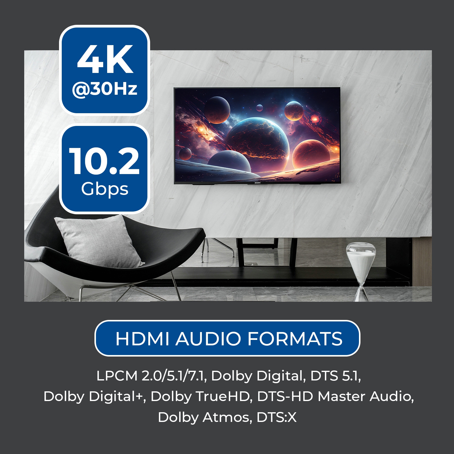 OREI 4K@30Hz 8x8 HDMI™ Matrix -