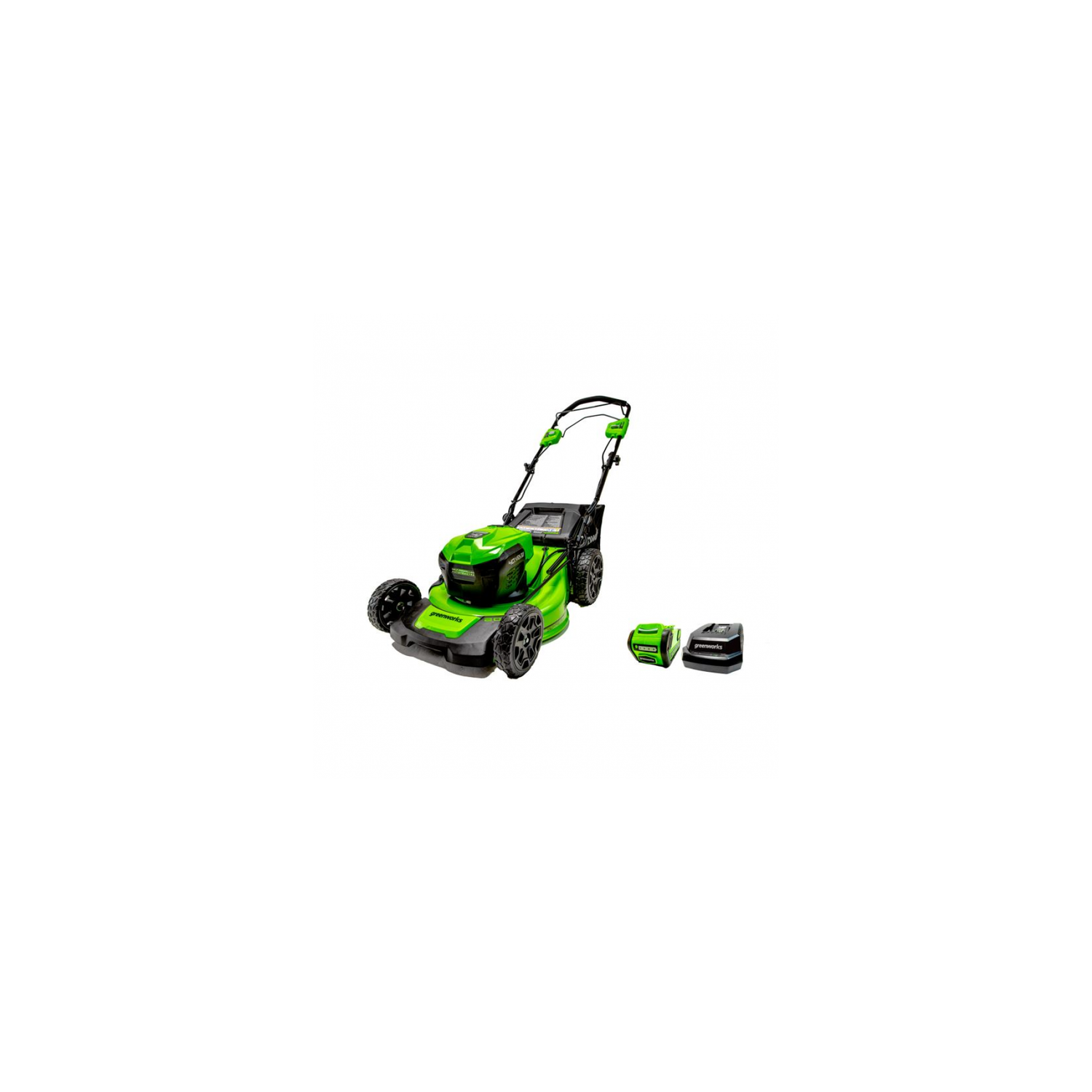 Greenworks 40V 20" Brushless Cordless Self-Propelled Lawn Mower, 5.0 AH Battery and Charger Included [75+ Compatible Tools]