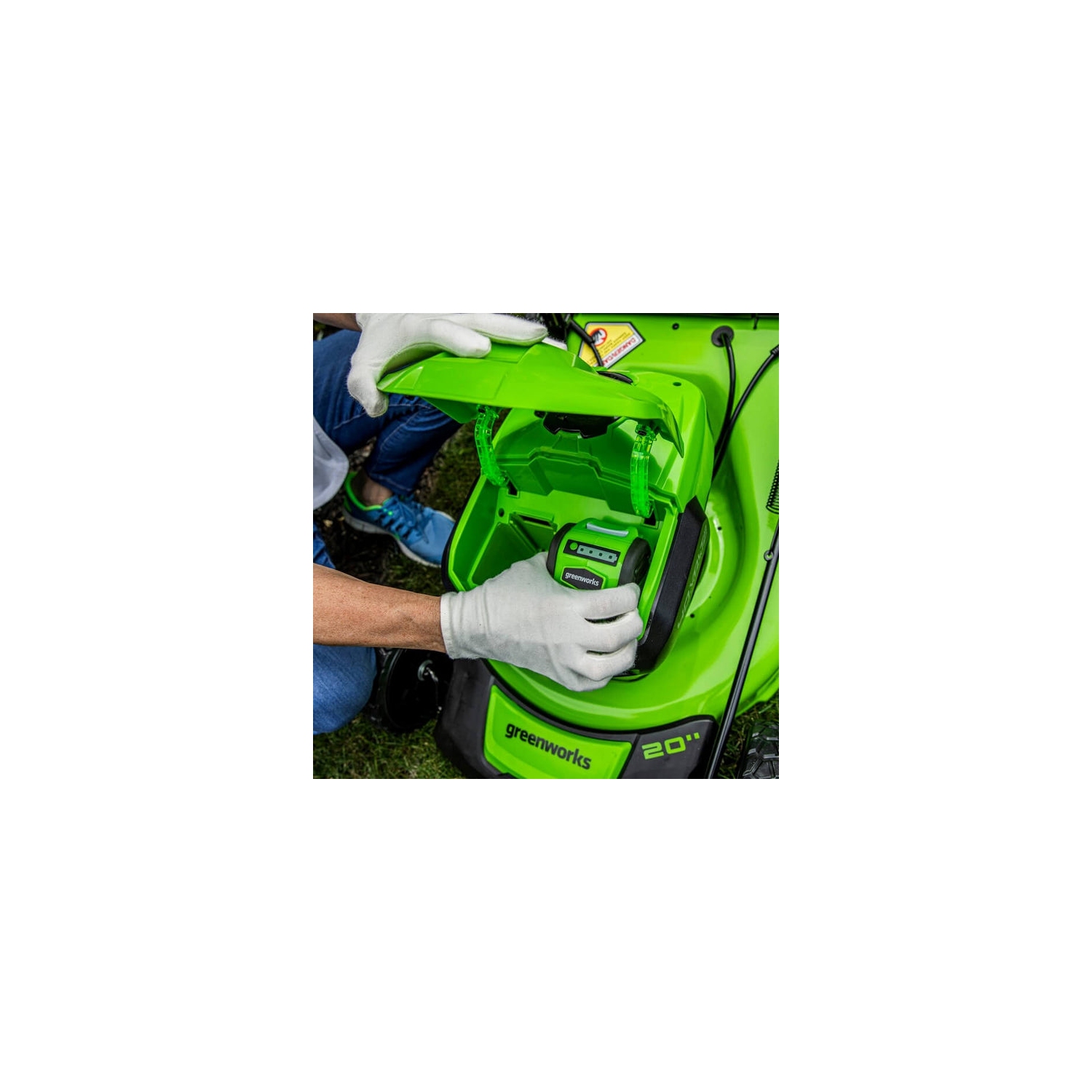 Greenworks 40V 20" Brushless Cordless Self-Propelled Lawn Mower, 5.0 AH Battery and Charger Included [75+ Compatible Tools]