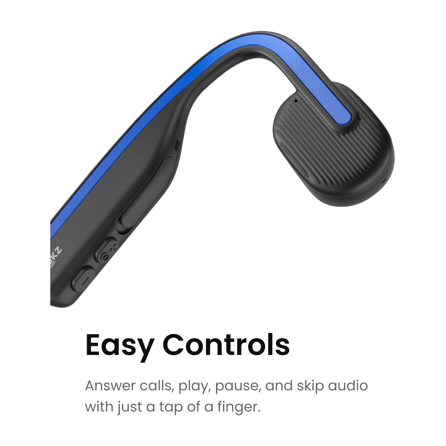 Oreillette Bluetooth OpenMove de Shokz avec conduction osseuse du microphone