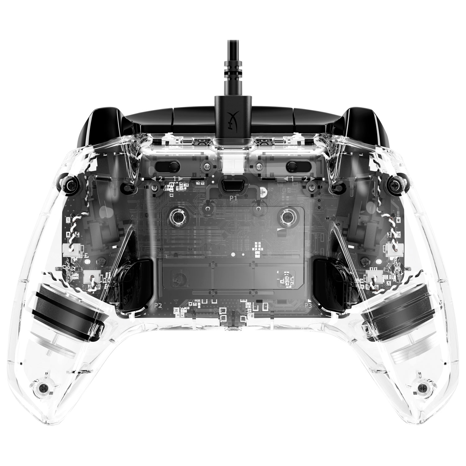 Manette avec fil RVB Clutch Gladiate de HyperX pour Xbox Series X|S - Noir