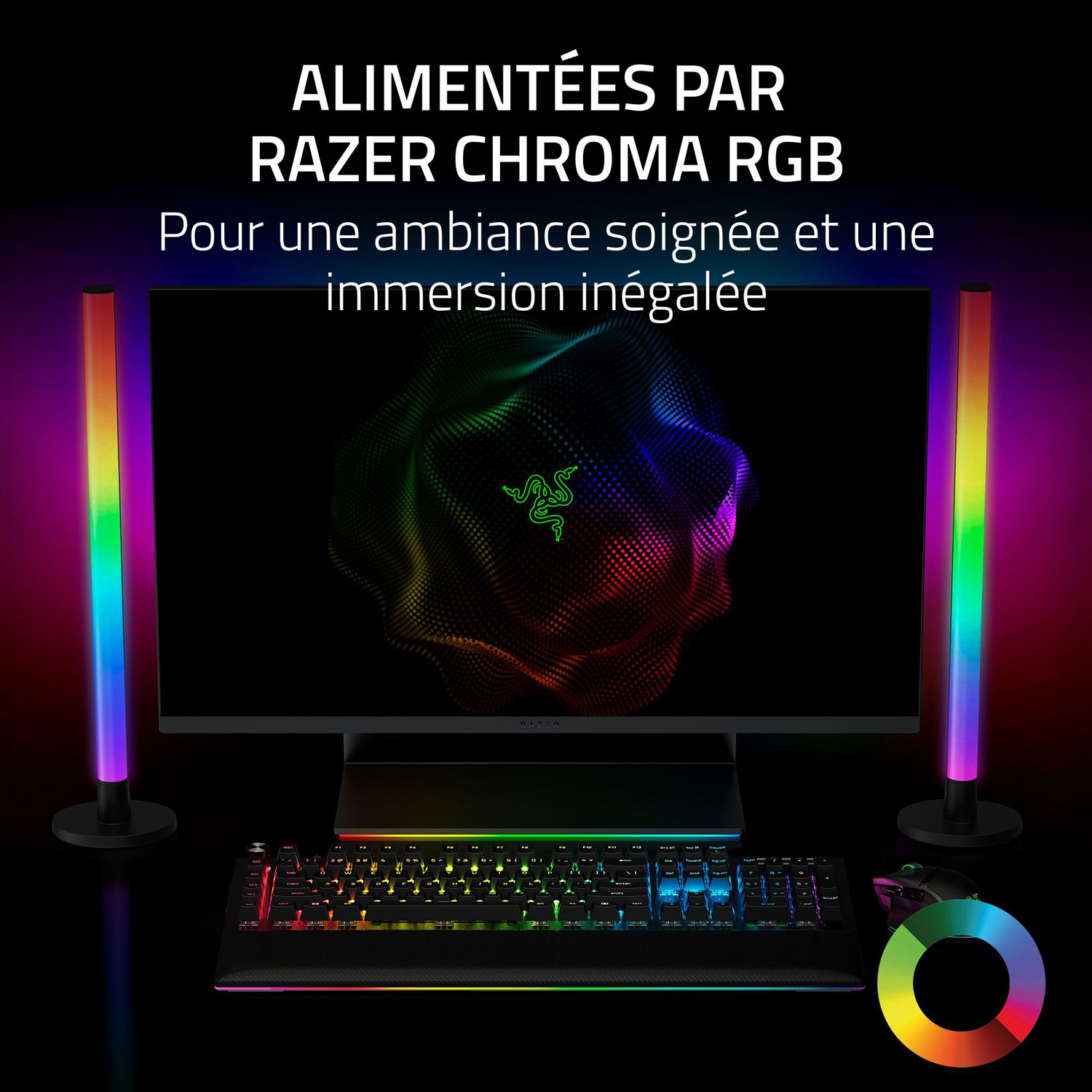 Razer Aether USB Standing Light Bars - 2 Pack
