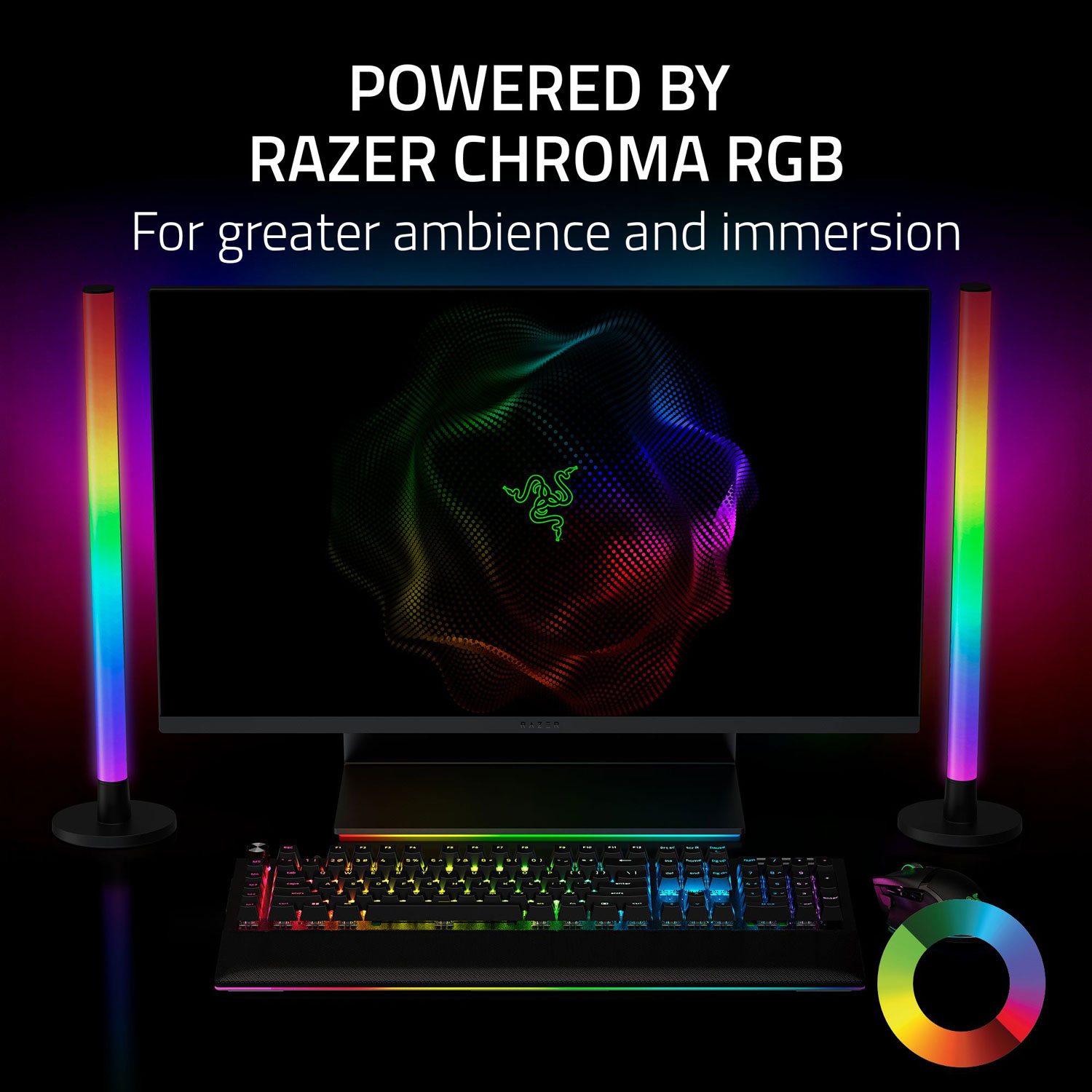 Razer Aether USB Standing Light Bars - 2 Pack