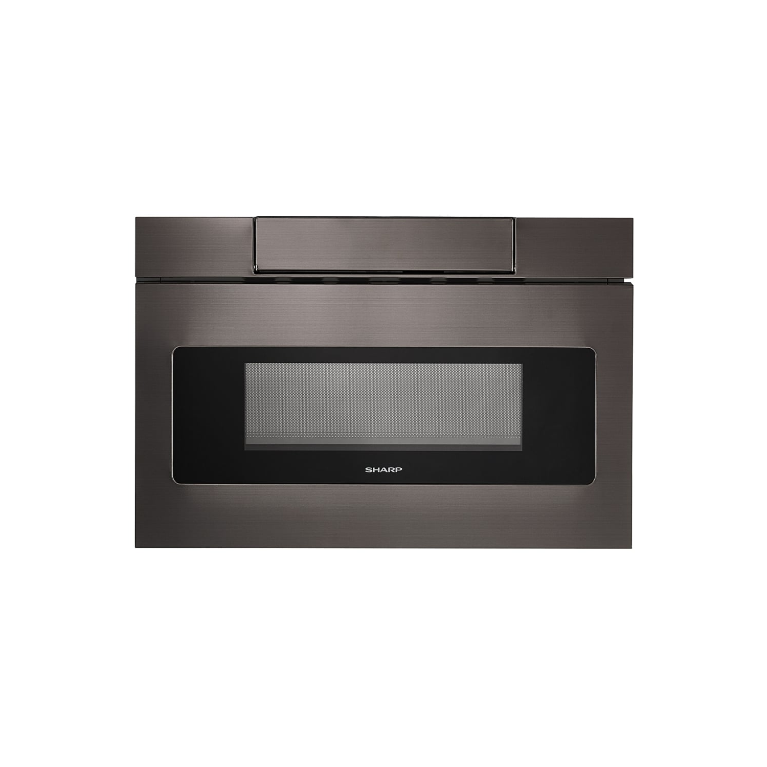 Four à micro-ondes à tiroir de 24&nbsp;po DE Sharp avec commandes dissimulées, acier inoxydable noir, SMD2477AHC