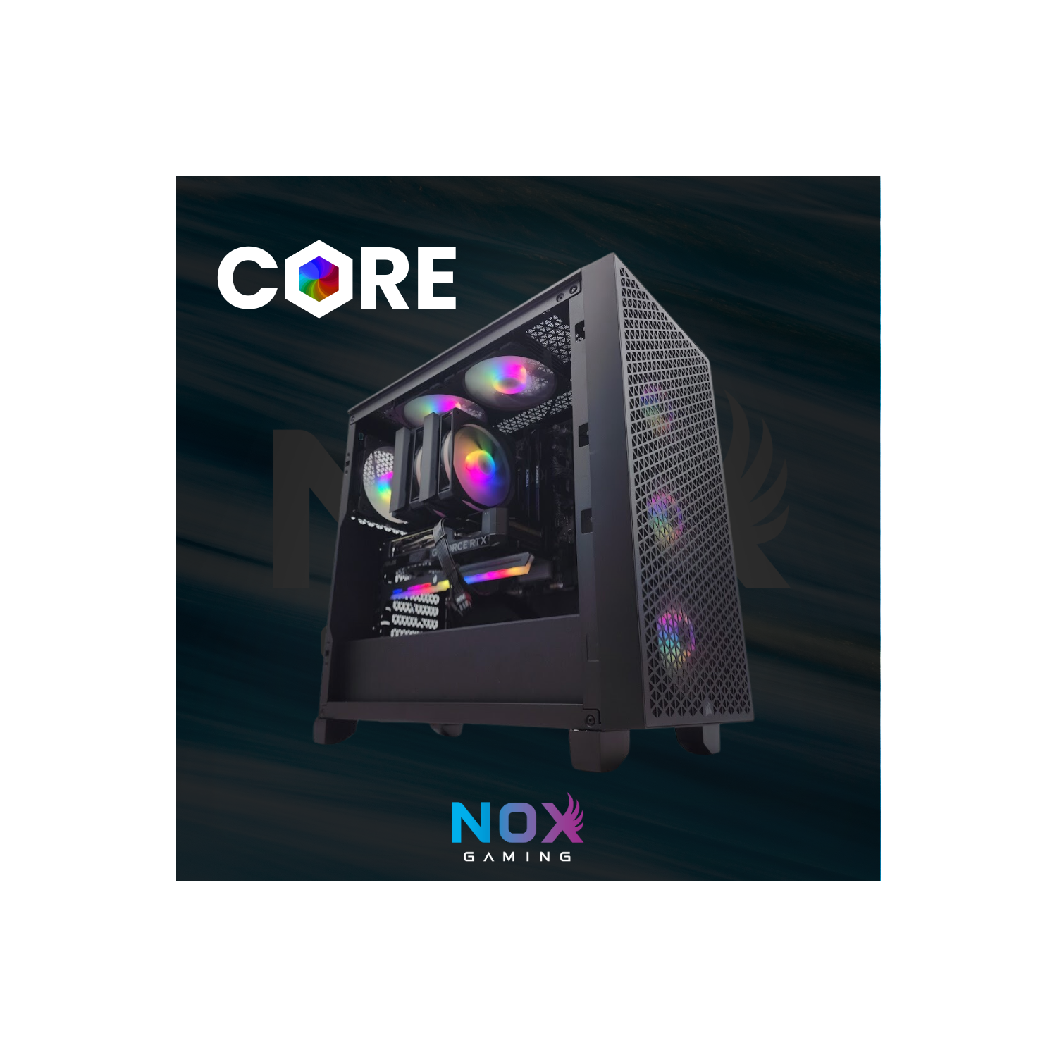 NOX Gaming CORE Gaming PC RTX 5060 Ti AMD Ryzen 5 9600X 32GB DDR5