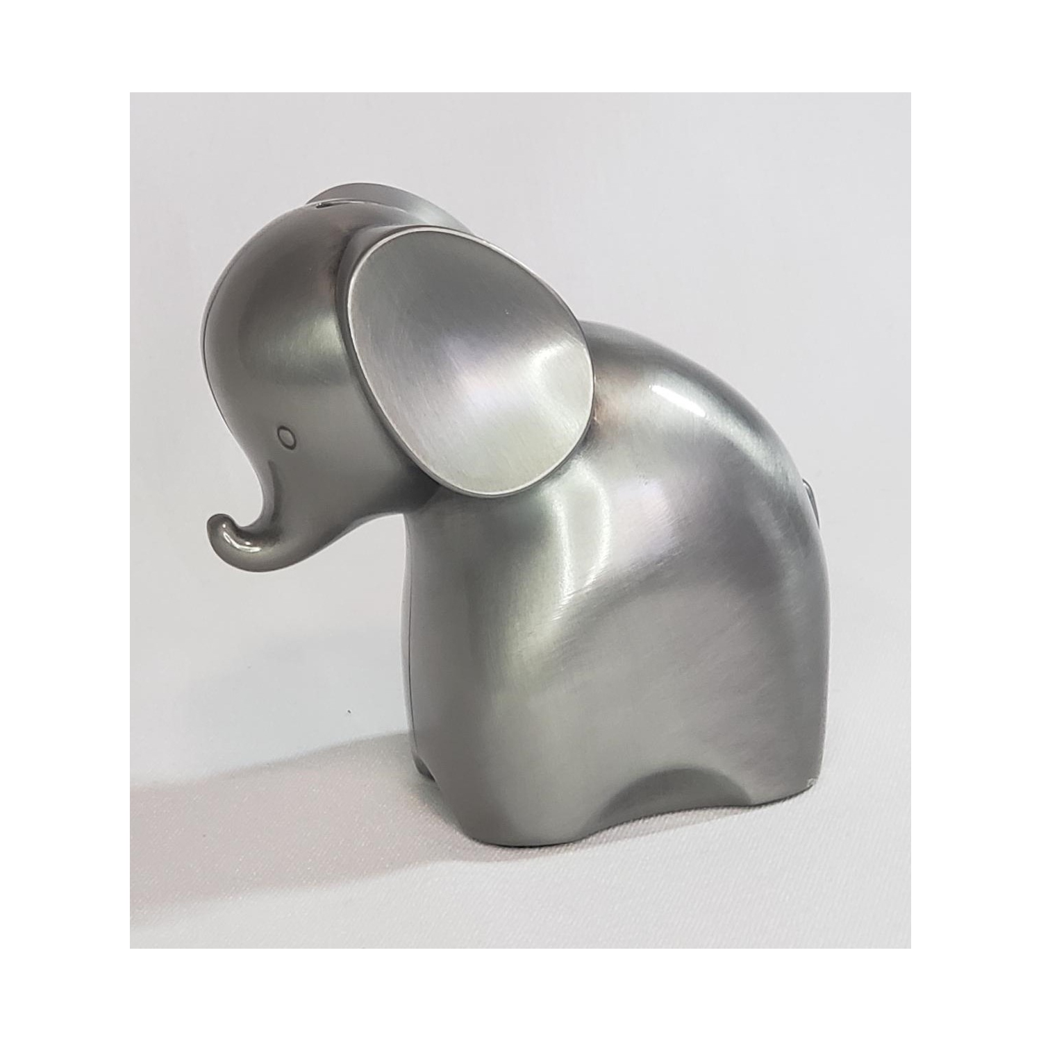 Pewter Elephant Money Saving Bank