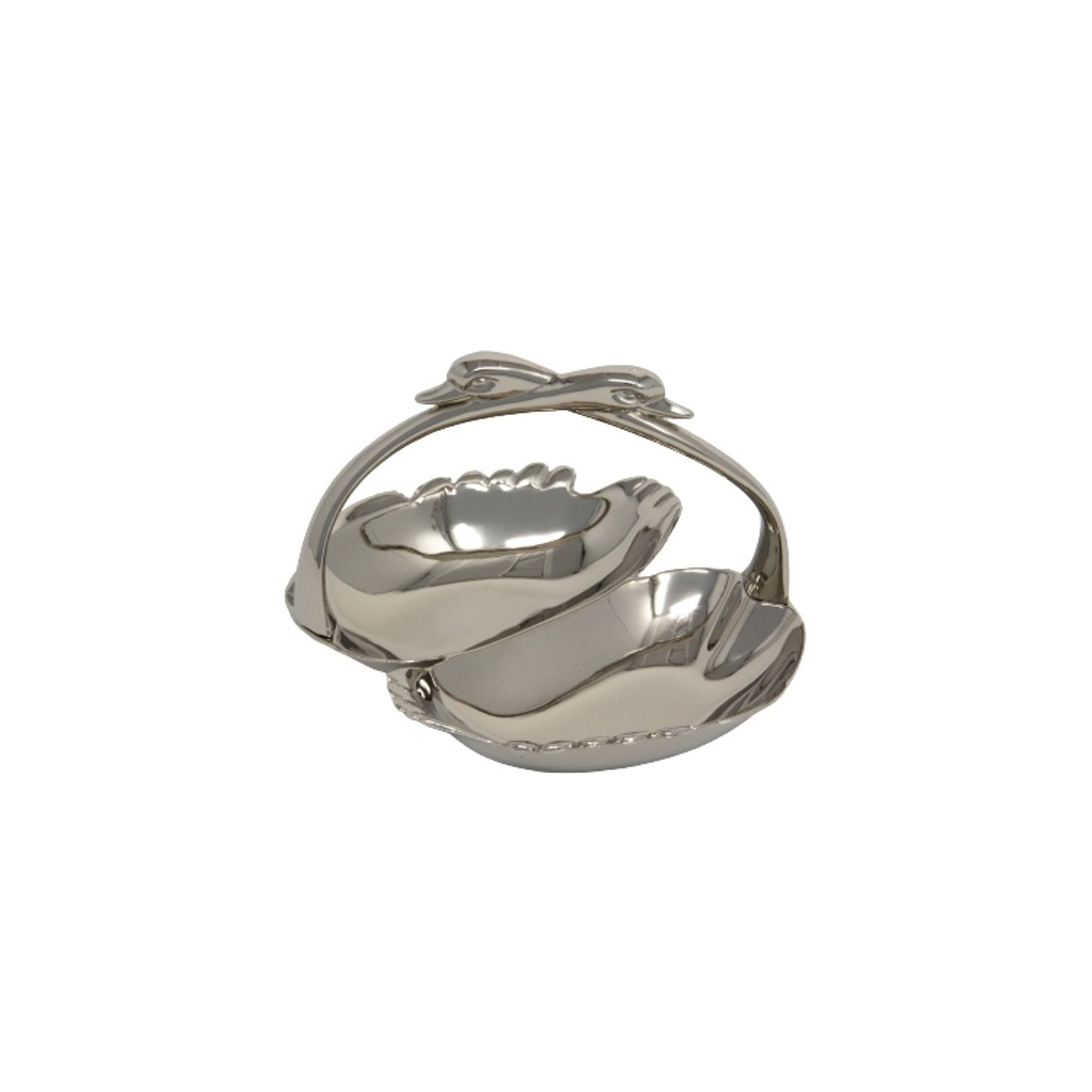 Large swan double dish - 7 X 6 X 5"