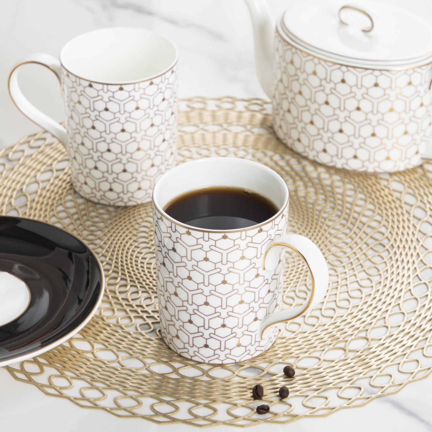 The Elegance in Porcelain Tea Service Collection - 220cc tea cup set