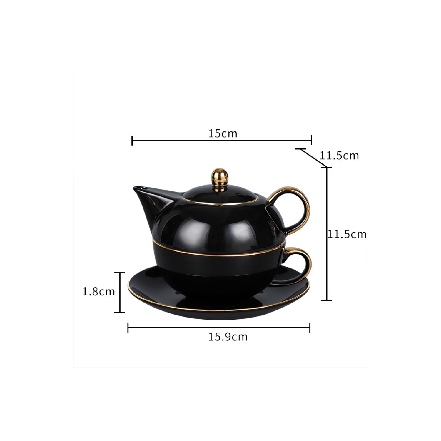 The Enchanted Tea Service Collection - 1650 cc teapot