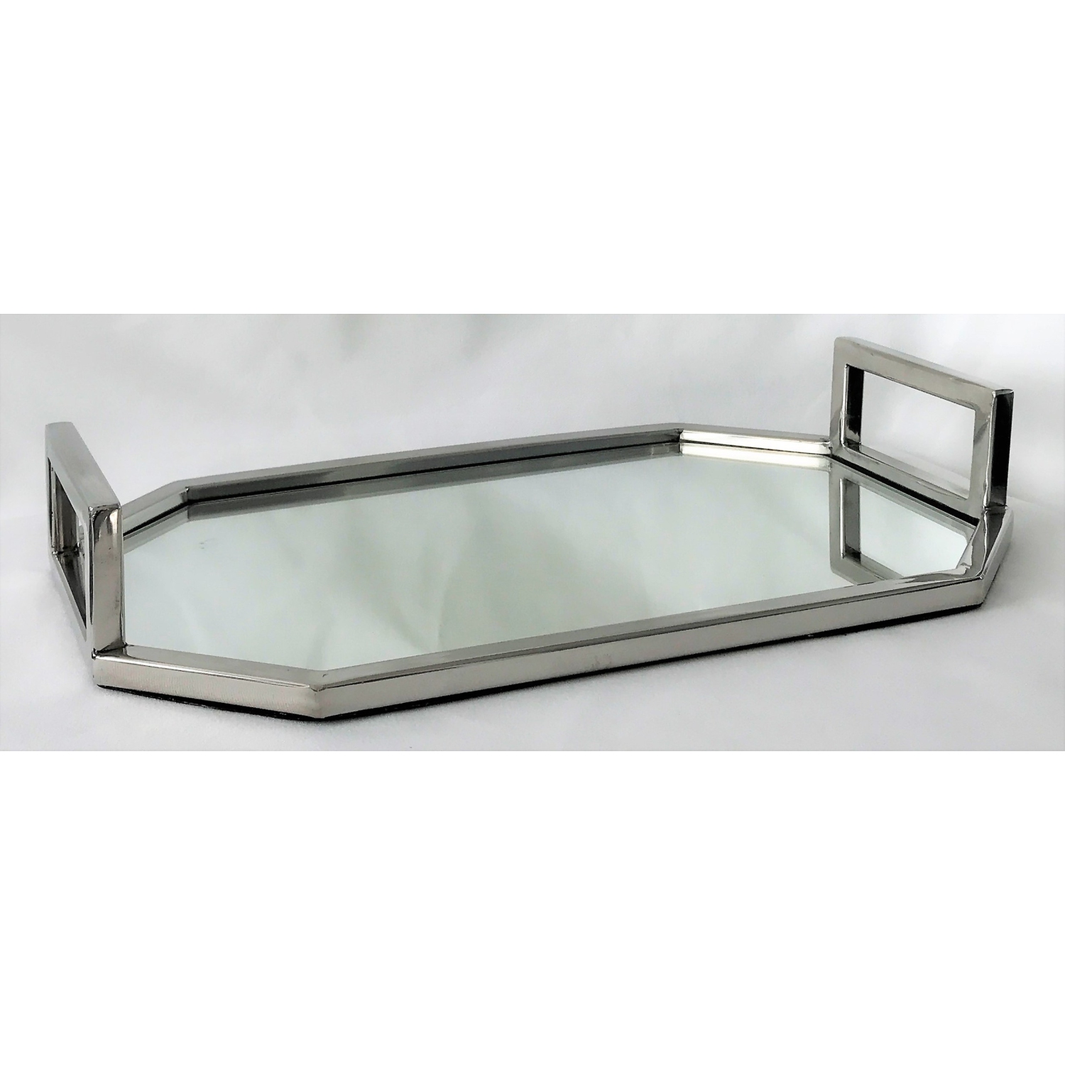 Plateau de miroir oblong de 15,75 x 10&nbsp;po