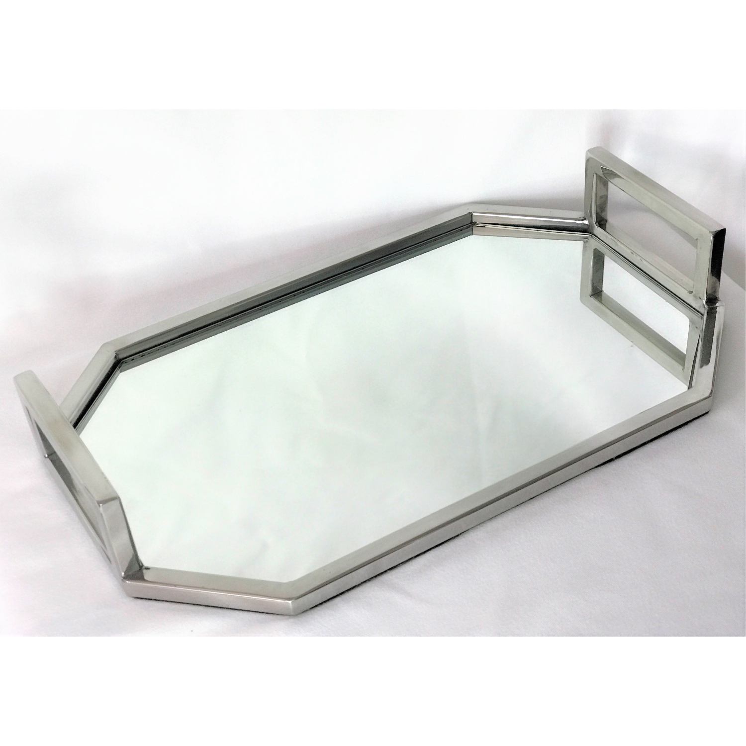 Plateau de miroir oblong de 15,75 x 10&nbsp;po
