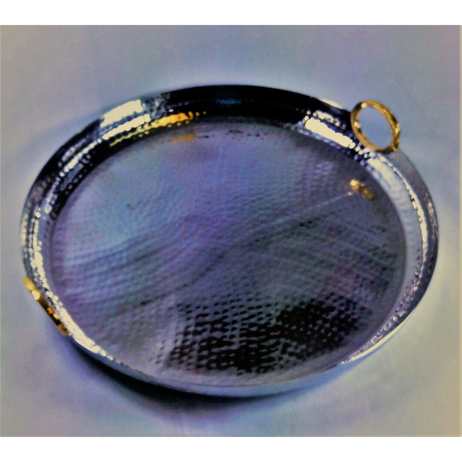 Plateau rond Hamilton - Acier inoxydable