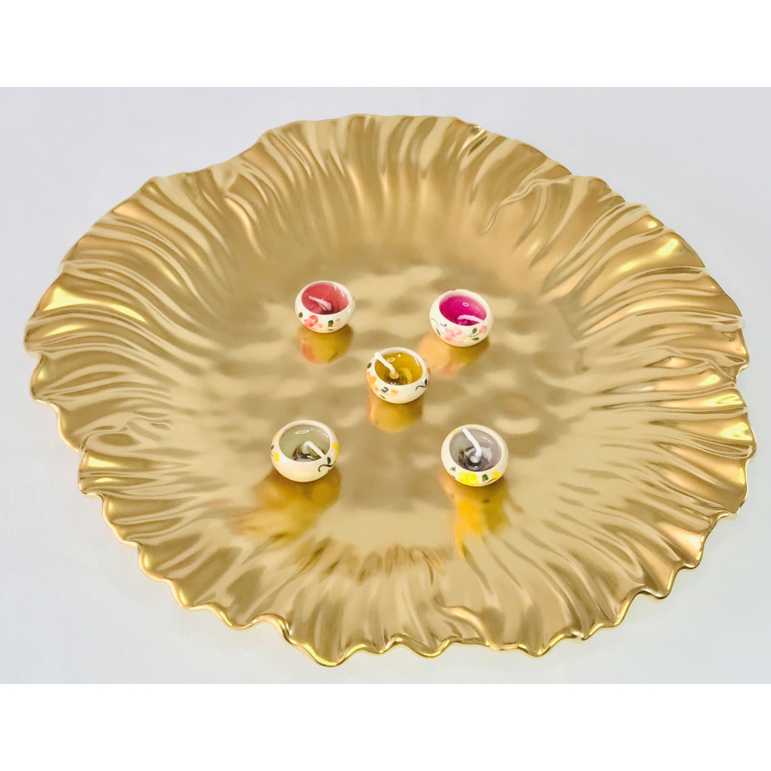 Botanic Collection – Assiette tournesol en porcelaine titane, 10,25 po