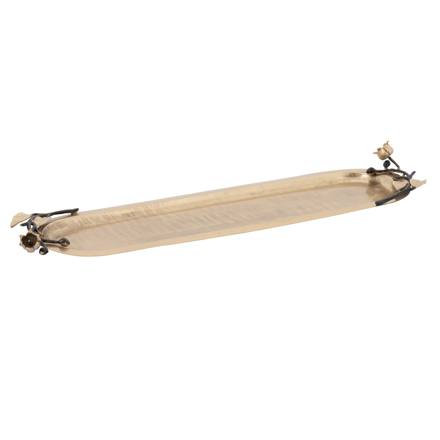 Eleanor oblong tray - Satin Gold