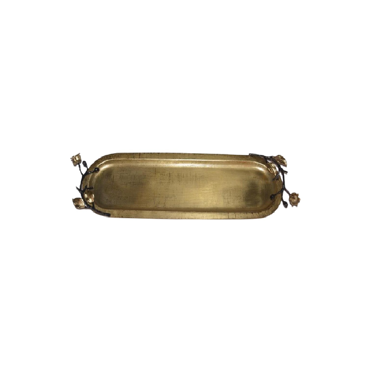 Eleanor oblong tray - Satin Gold