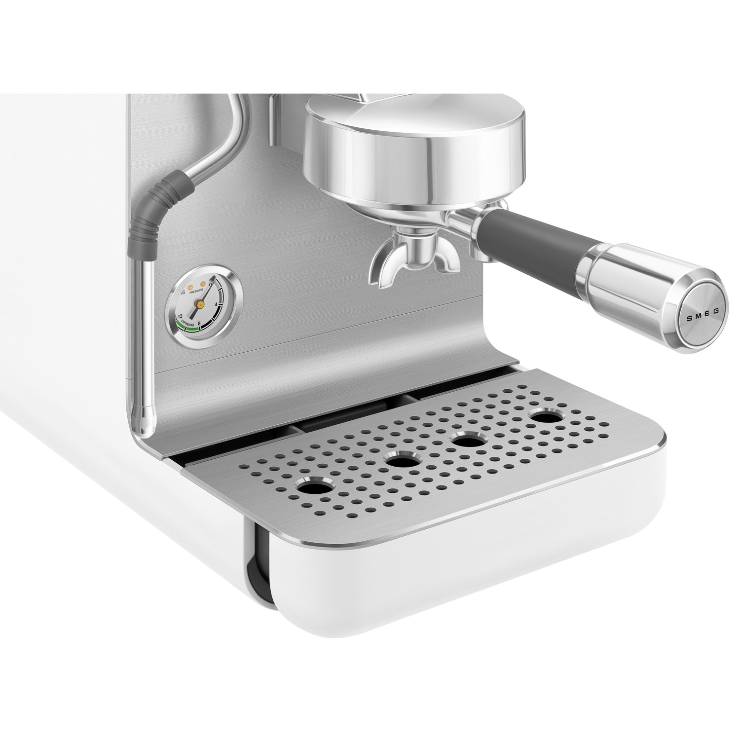 Smeg MiniExpress Manual Espresso Machine - Matte White
