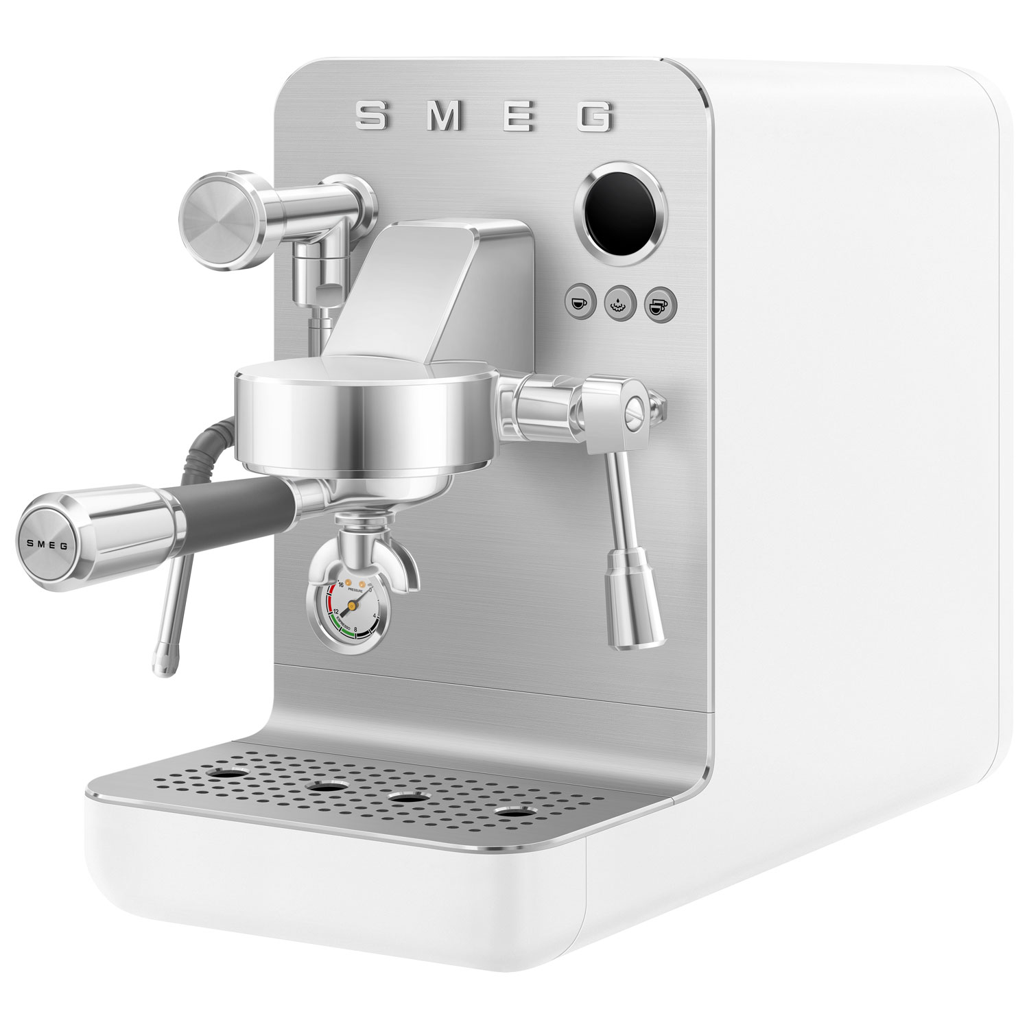 Smeg MiniExpress Manual Espresso Machine - Matte White