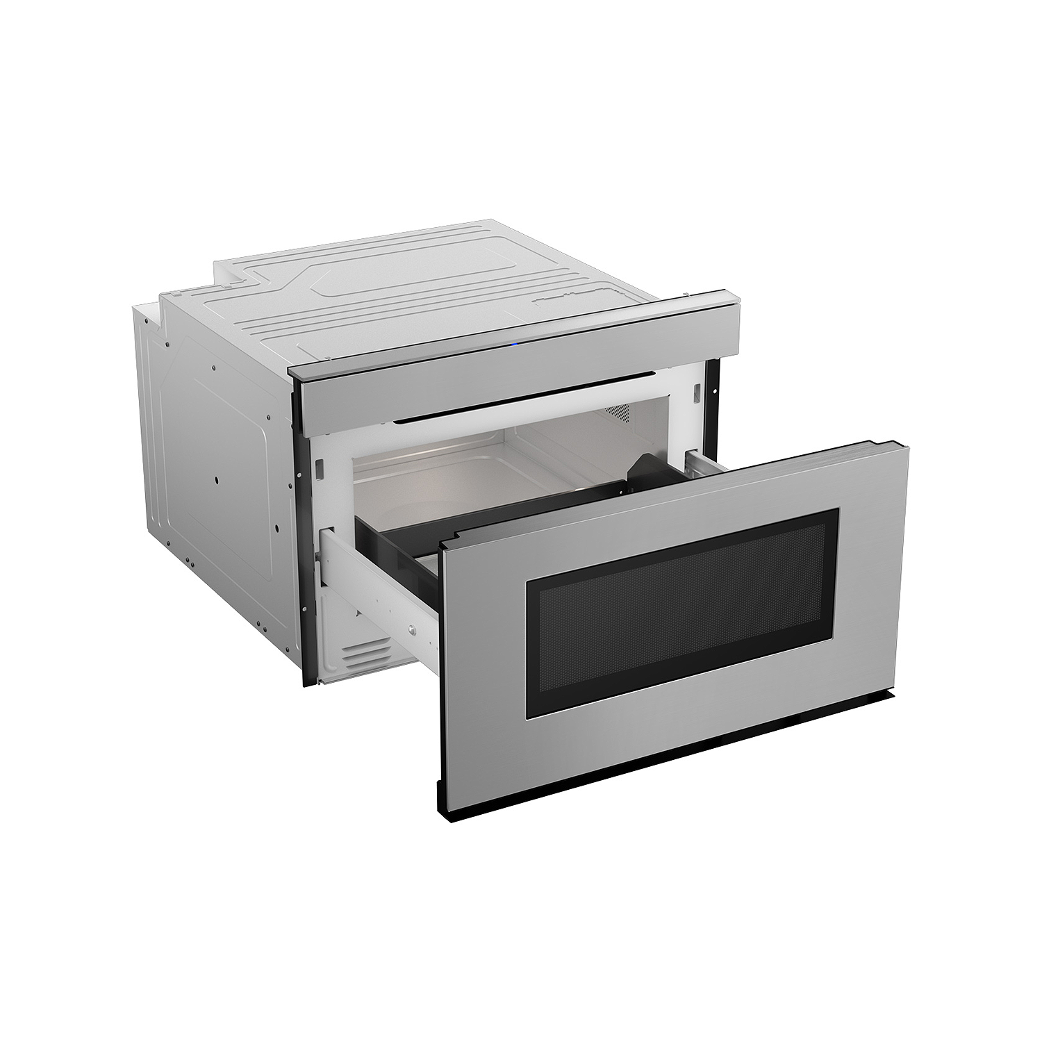 Four micro-ondes encastrable intelligent à tiroir de 24&nbsp;po DE SHARP avec «&nbsp;Easy Wave Open&nbsp;» SMD2479KSC