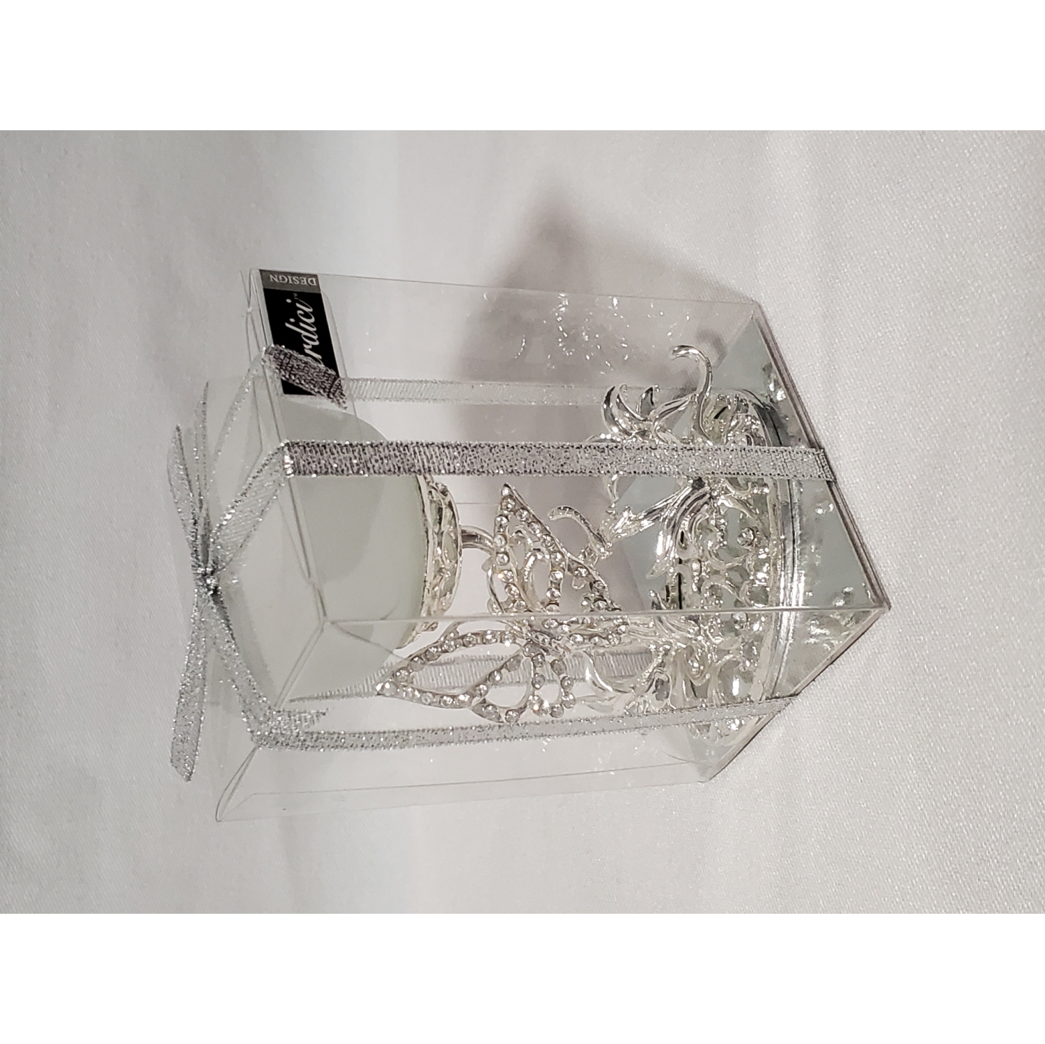 Porte-bougie chauffe-plat avec support à papillon 4 x 3 po