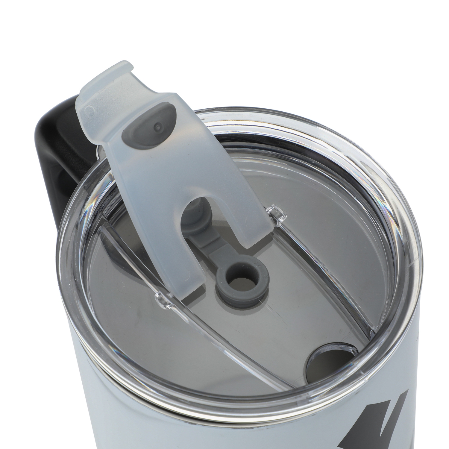 40 oz Stainless Steel Tumbler with Handle and Straw