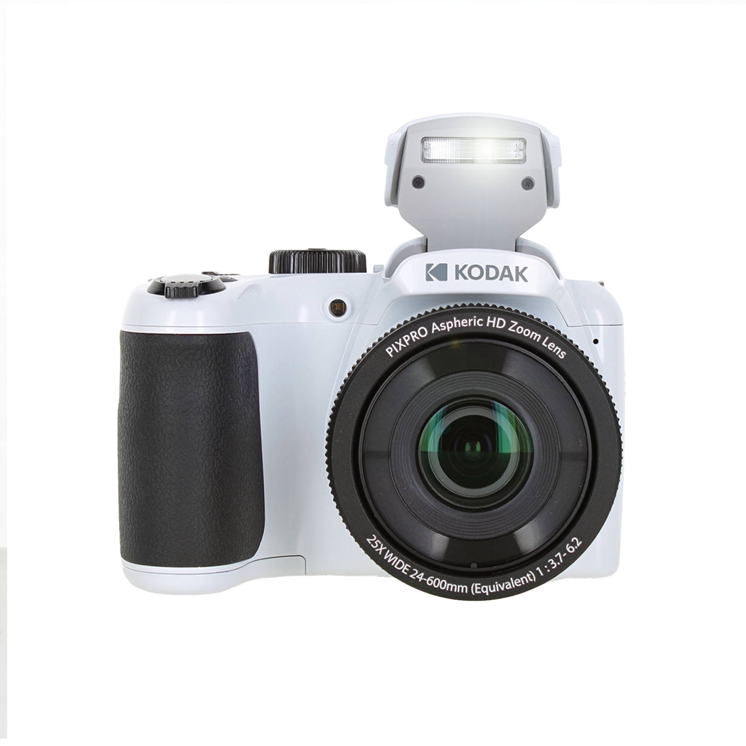 Kodak Pixpro AZ255 Digital Camera in White Bundle with Accessories