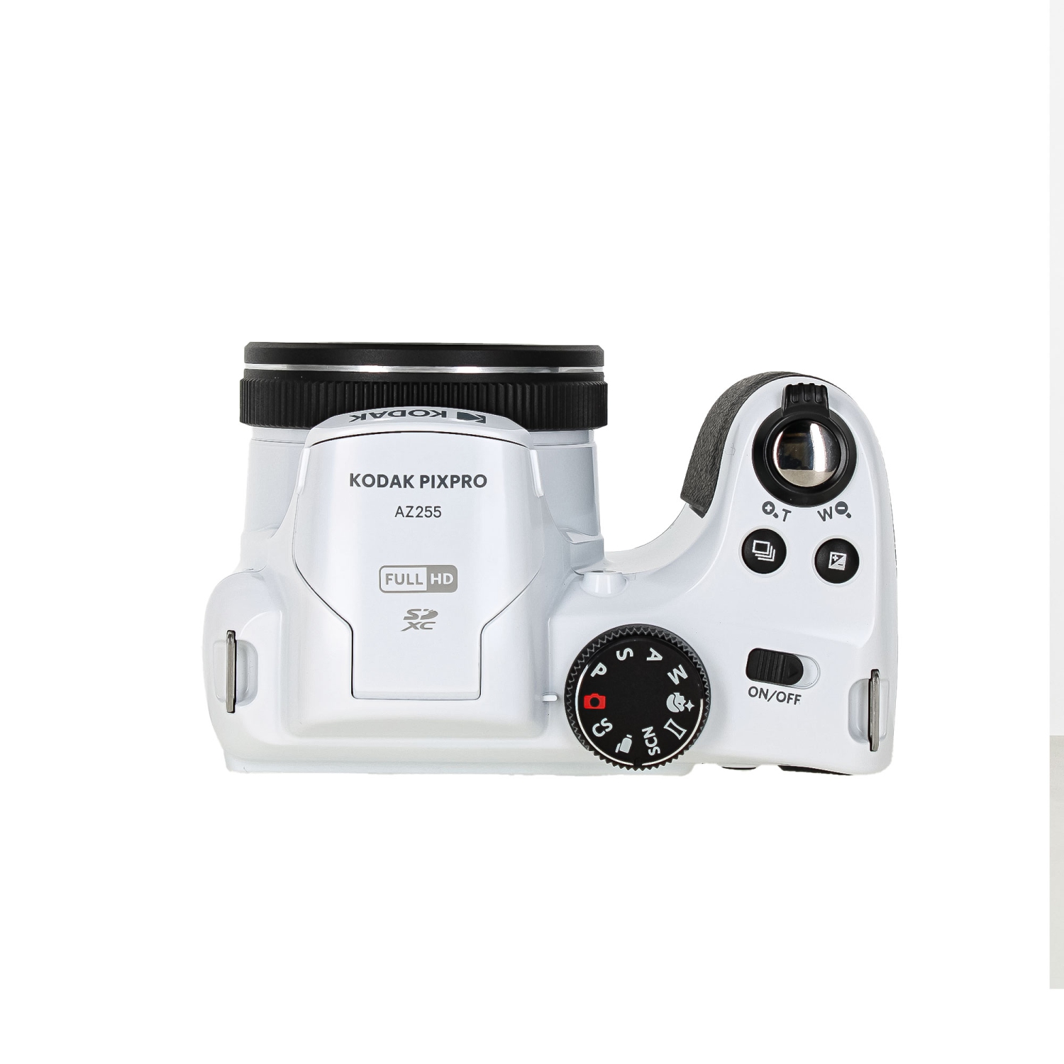 Kodak Pixpro AZ255 Digital Camera in White Bundle with Accessories