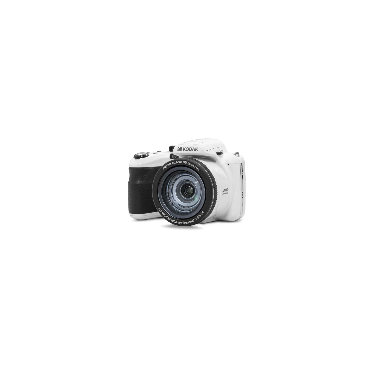 KODAK PIXPRO AZ425-WH 20MP Digital Camera 42X Optical Zoom 24mm Wide Angle Lens 1080P Full HD Video Optical Image Stabilization Li-Ion Battery 3" LCD