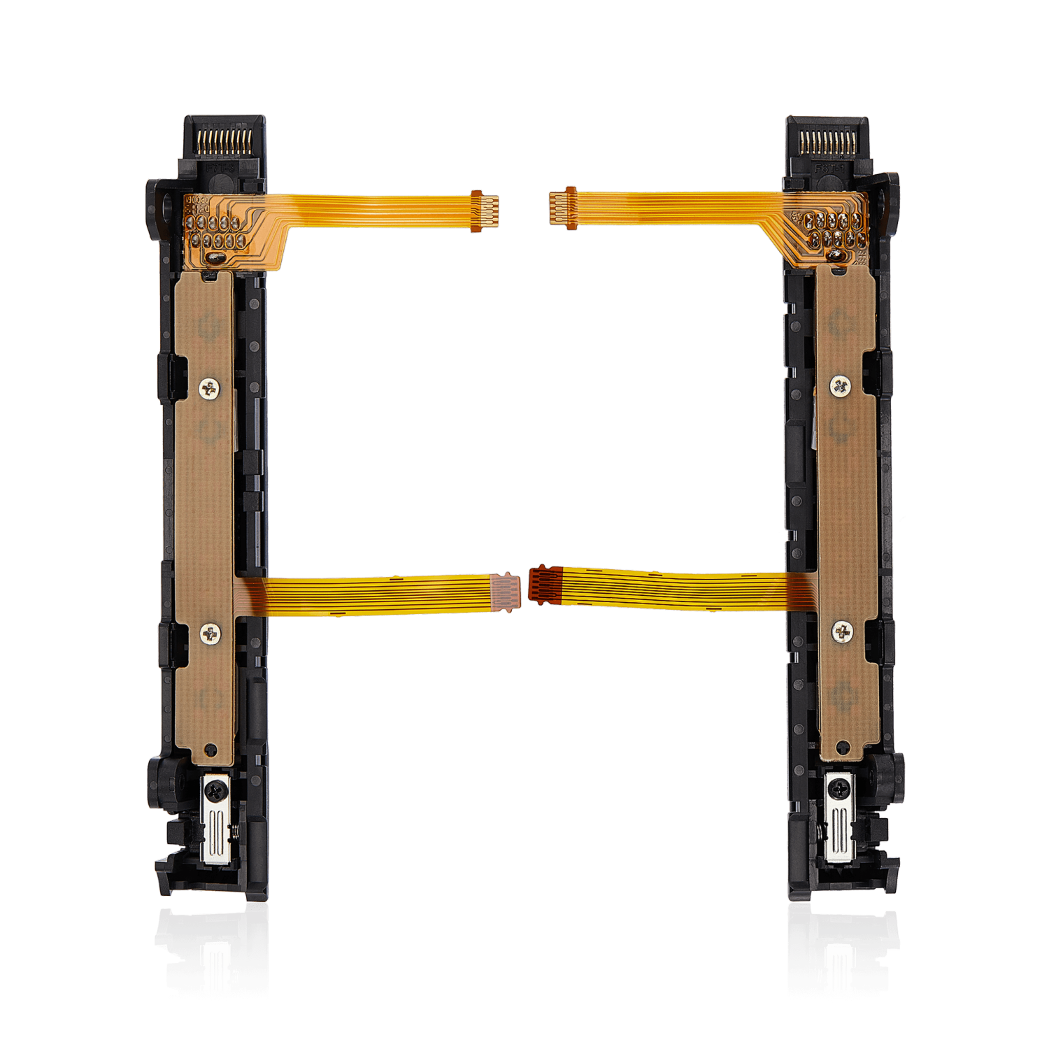 Rail en plastique de rechange avec câble flexible compatible avec la Nintendo Switch (gris)