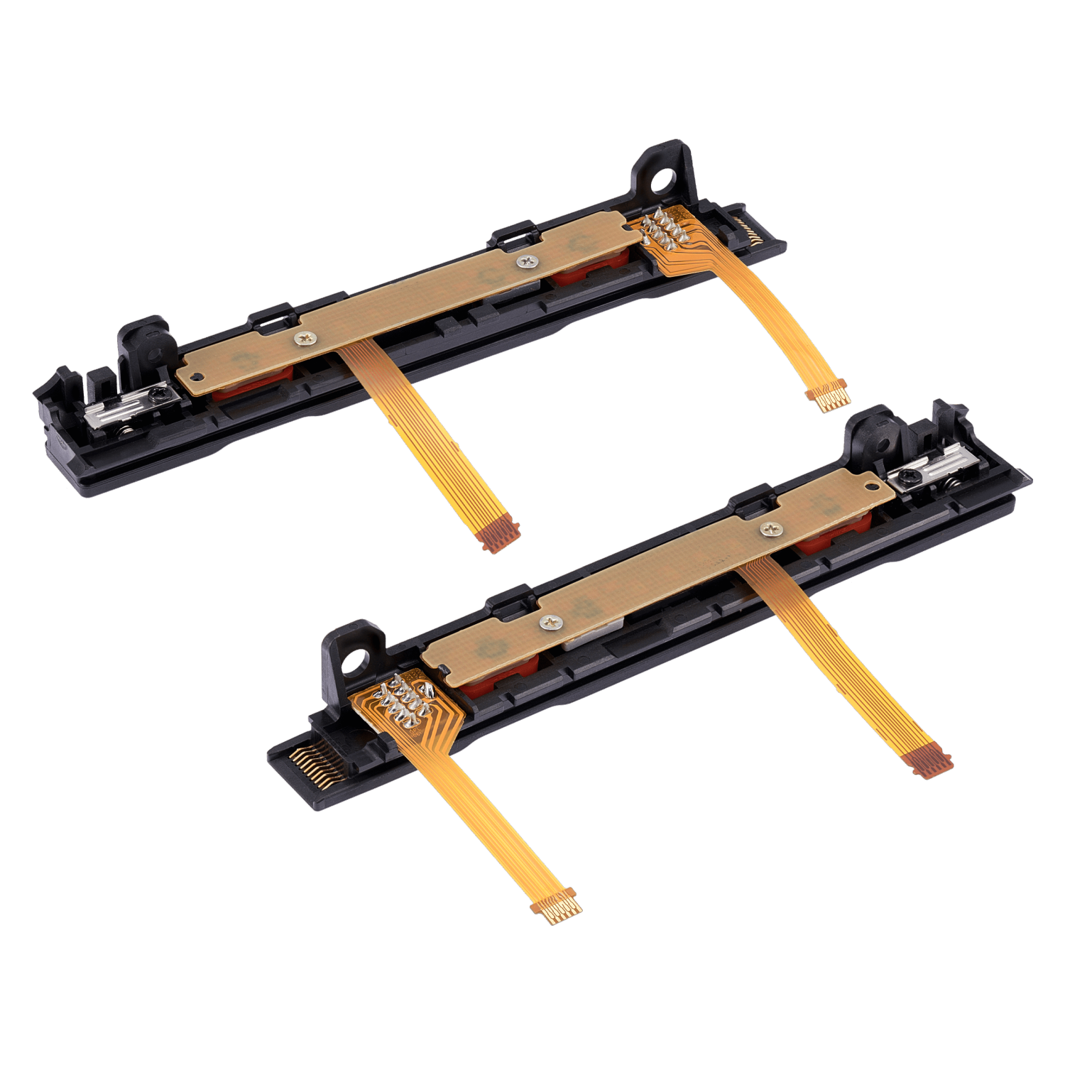 Rail en plastique de rechange avec câble flexible compatible avec la Nintendo Switch (rouge)