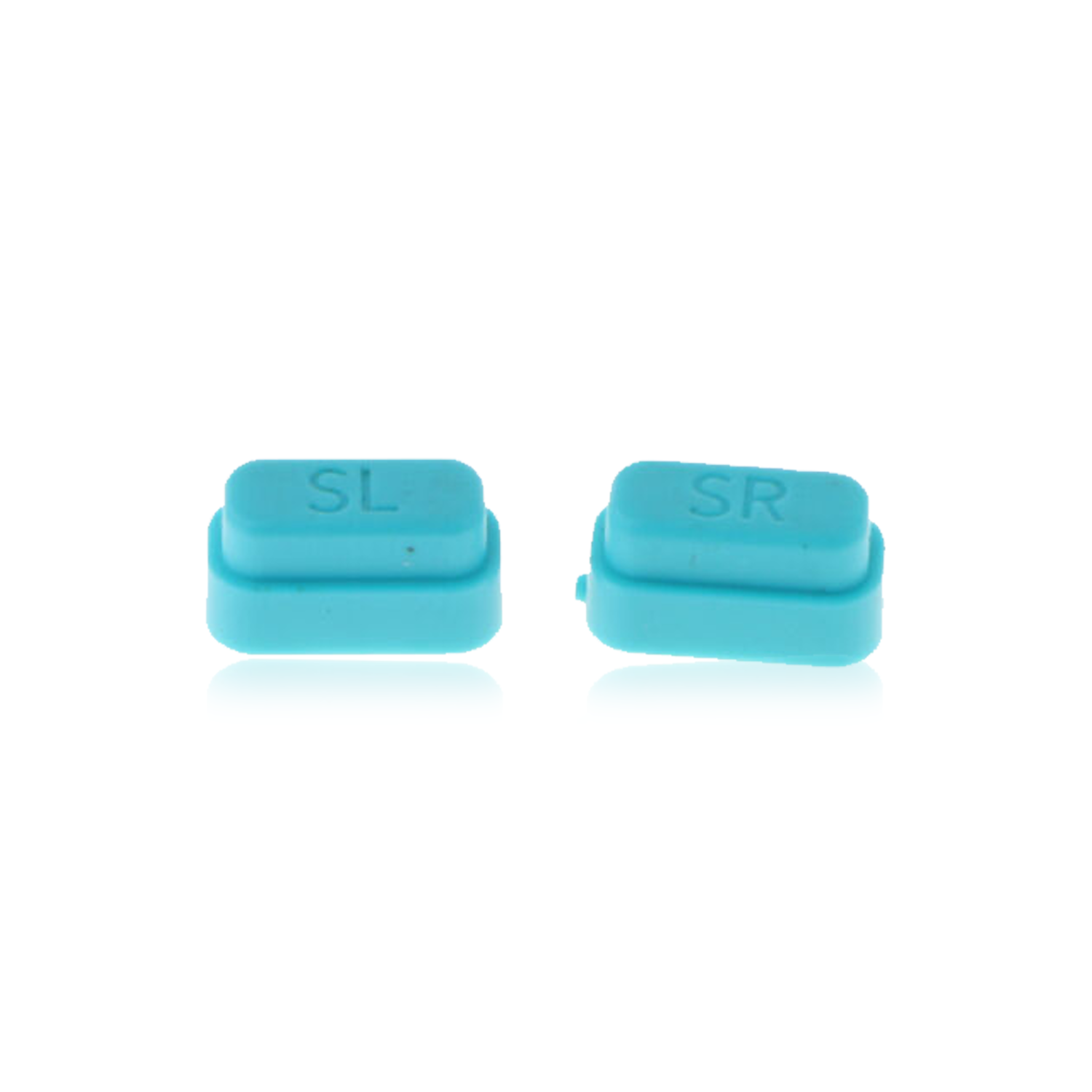 Bouton de rechange SR et SL compatible avec la manette Joy Con pour Nintendo Switch (Bleu)