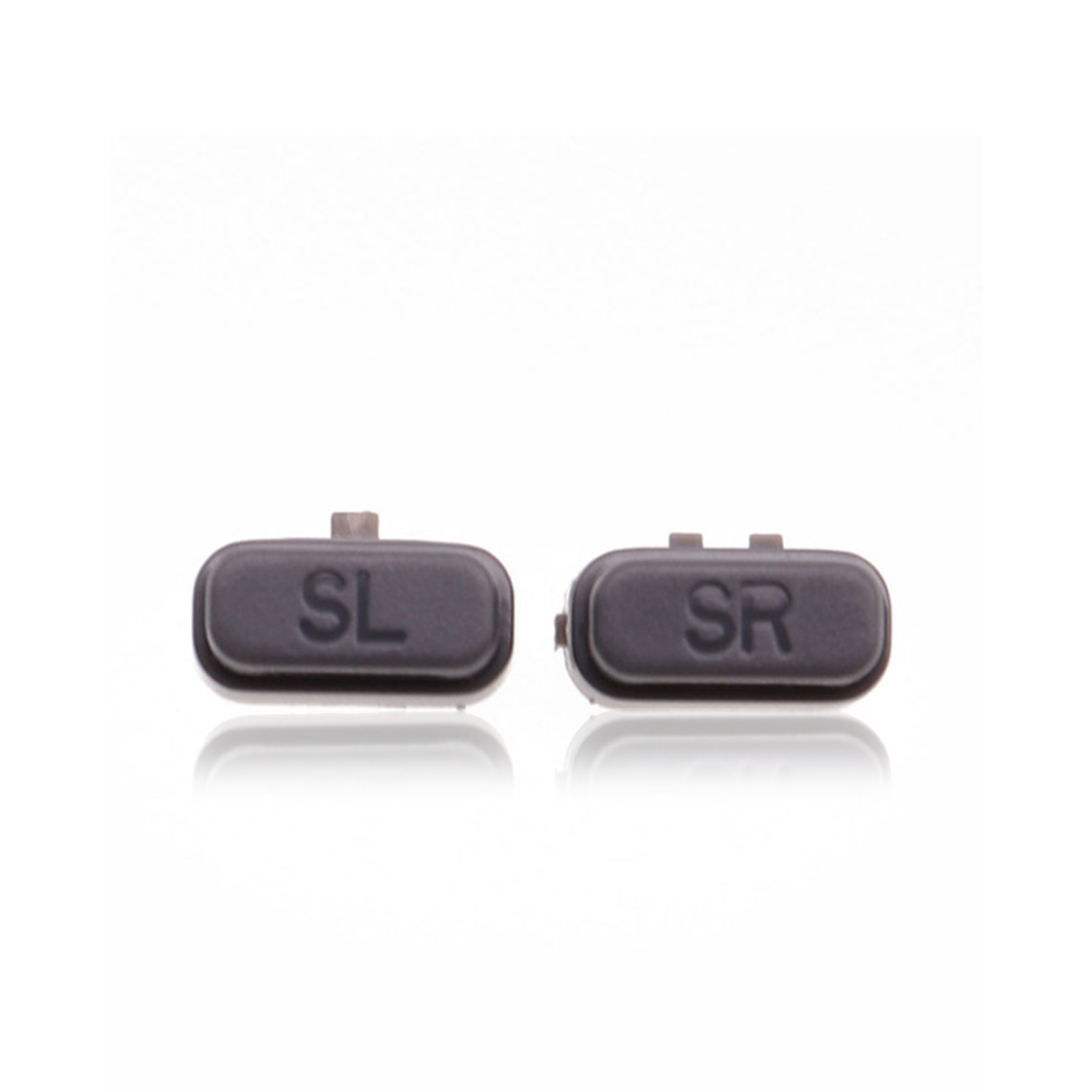 Bouton de rechange SR et SL compatible avec la manette Joy Con pour Nintendo Switch (Noir)