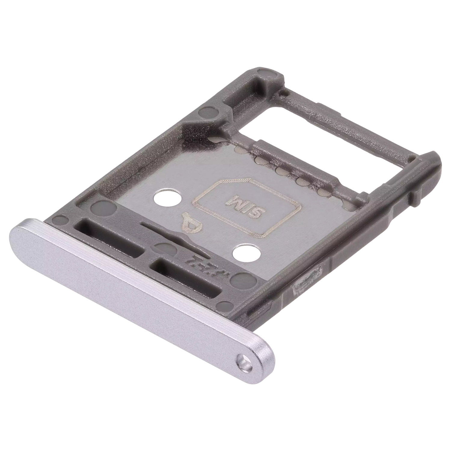 Replacement Dual Sim Card Tray For Galaxy Tab S8(X706/22) / Tab S8 + 5G / Tab S8 Ultra (X906/22) (Silver)