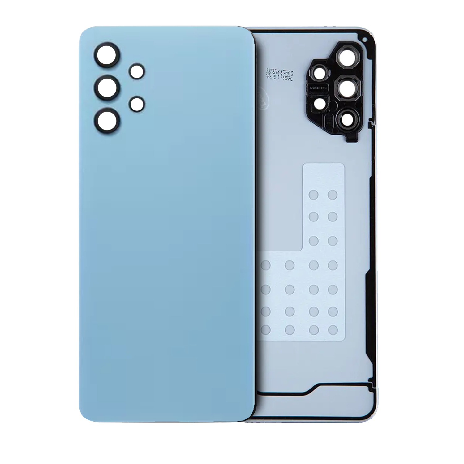 Replacement Back Cover Glass With Camera Lens For Samsung Galaxy A32 5G (A326 / 2021) (Service Pack) (Awesome Blue)