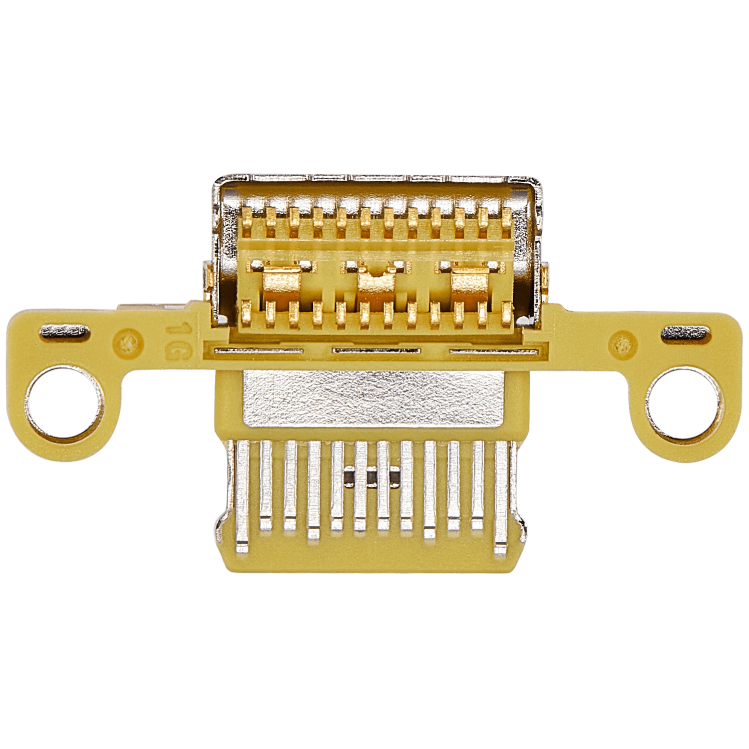 Replacement Charging Port Only Compatible For iPad 10 (Soldering Required) (Yellow) (10 Pack)