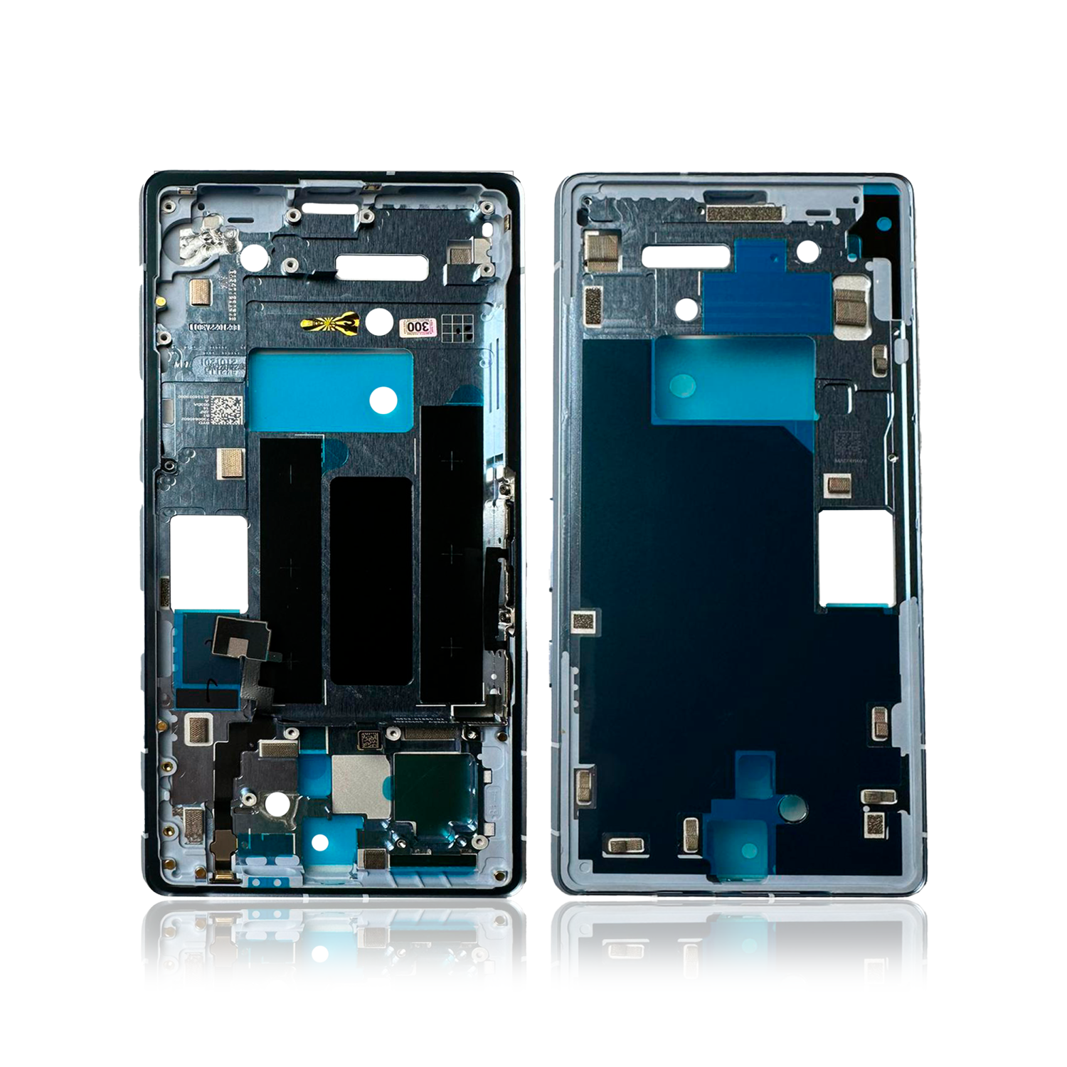 Cadre moyen de remplacement compatible avec le Pixel 7a de Google (Sea)