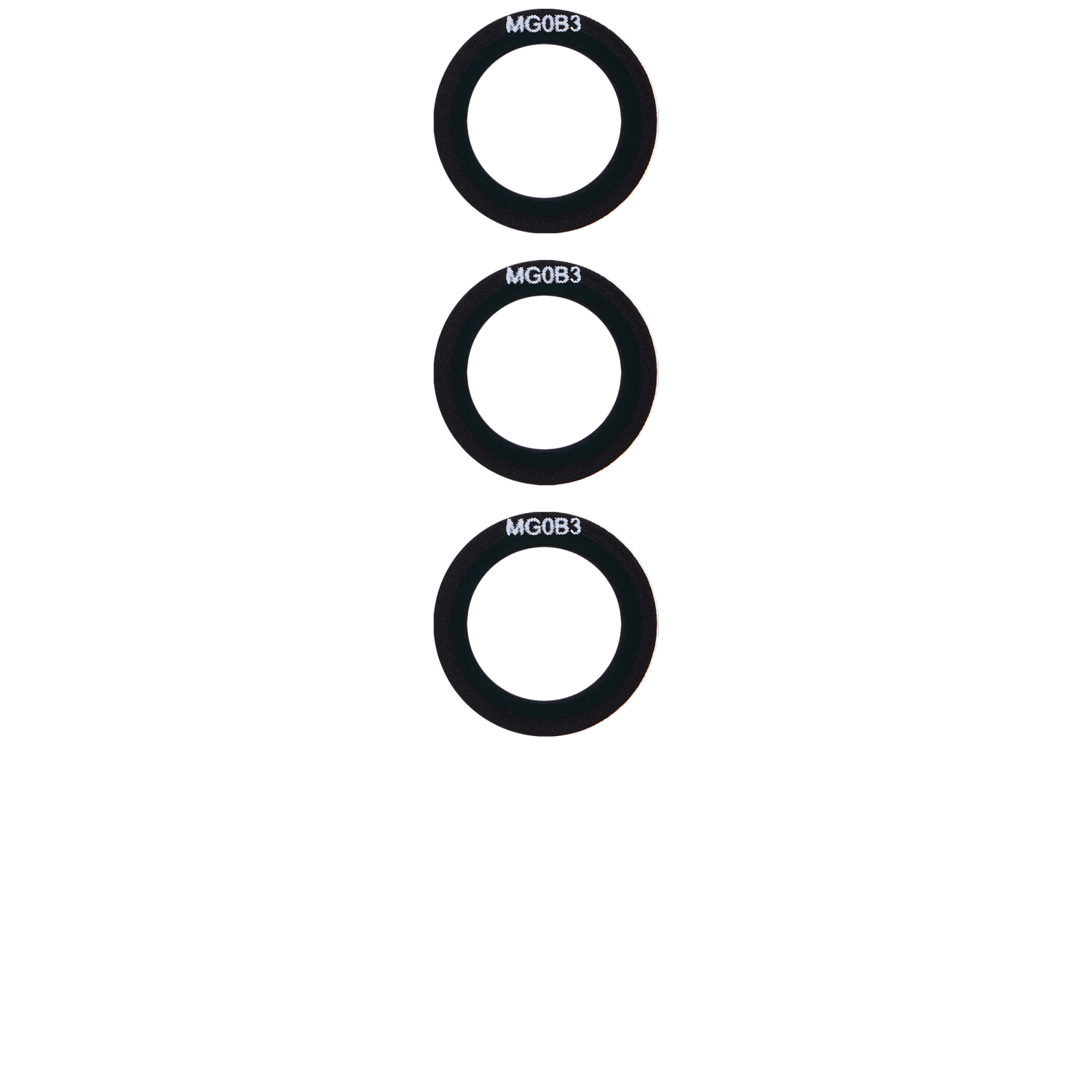 Lentille de caméra arrière de remplacement avec adhésif compatible avec le Galaxy S24 5G de Samsung (ensemble de 3 pièces) (toutes couleurs)