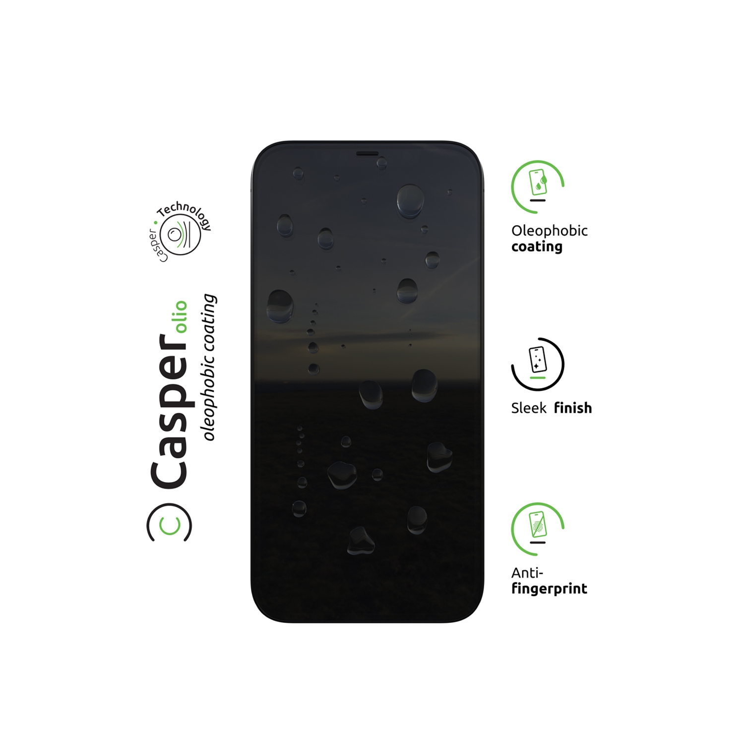 Replacement Casper Olio - Oleophobic Coating