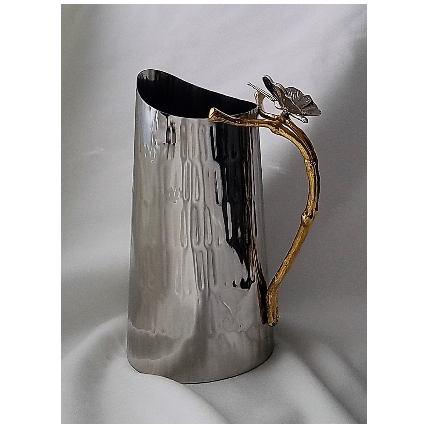 Dragonfly water pitcher- 9 1/4" High