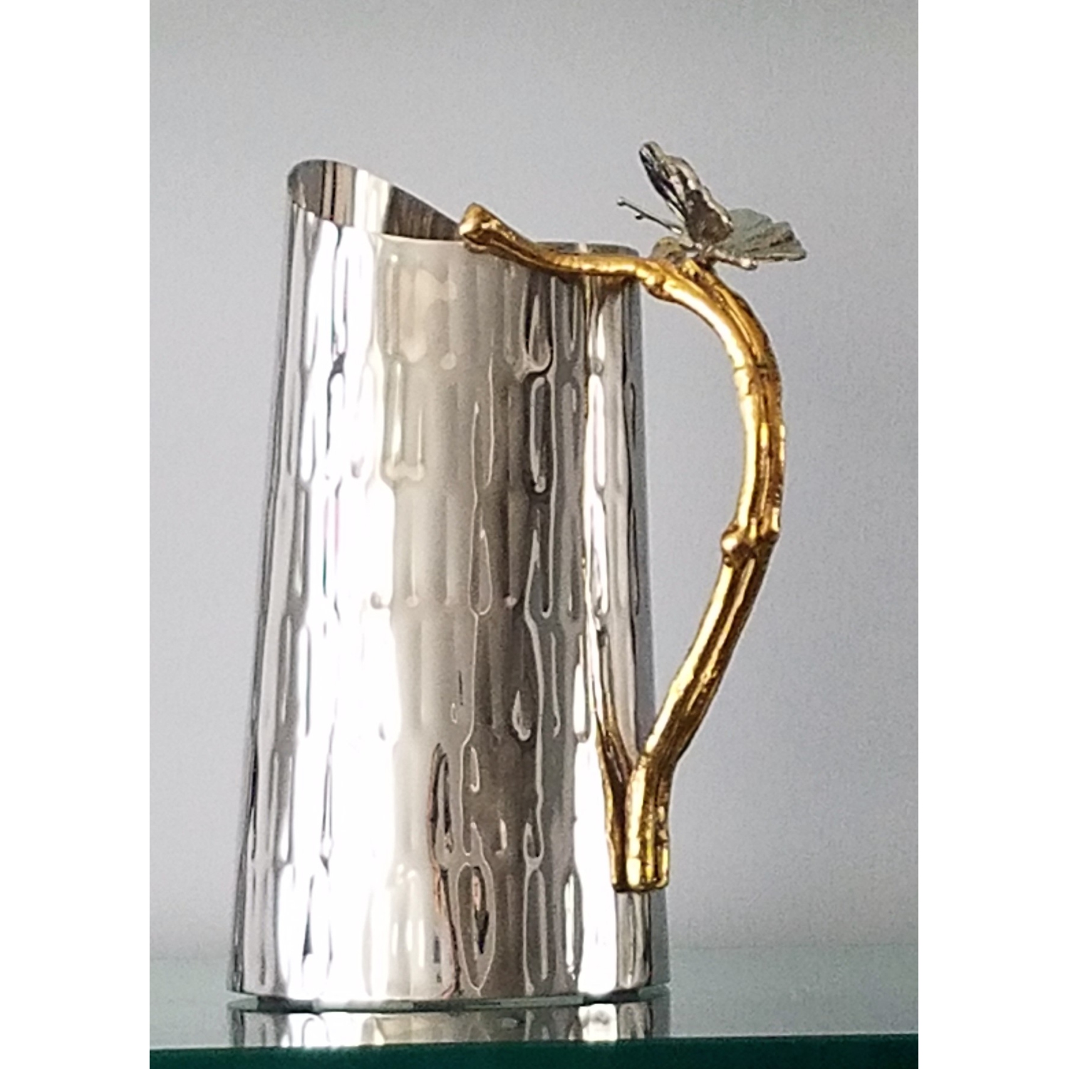 Dragonfly water pitcher- 9 1/4" High