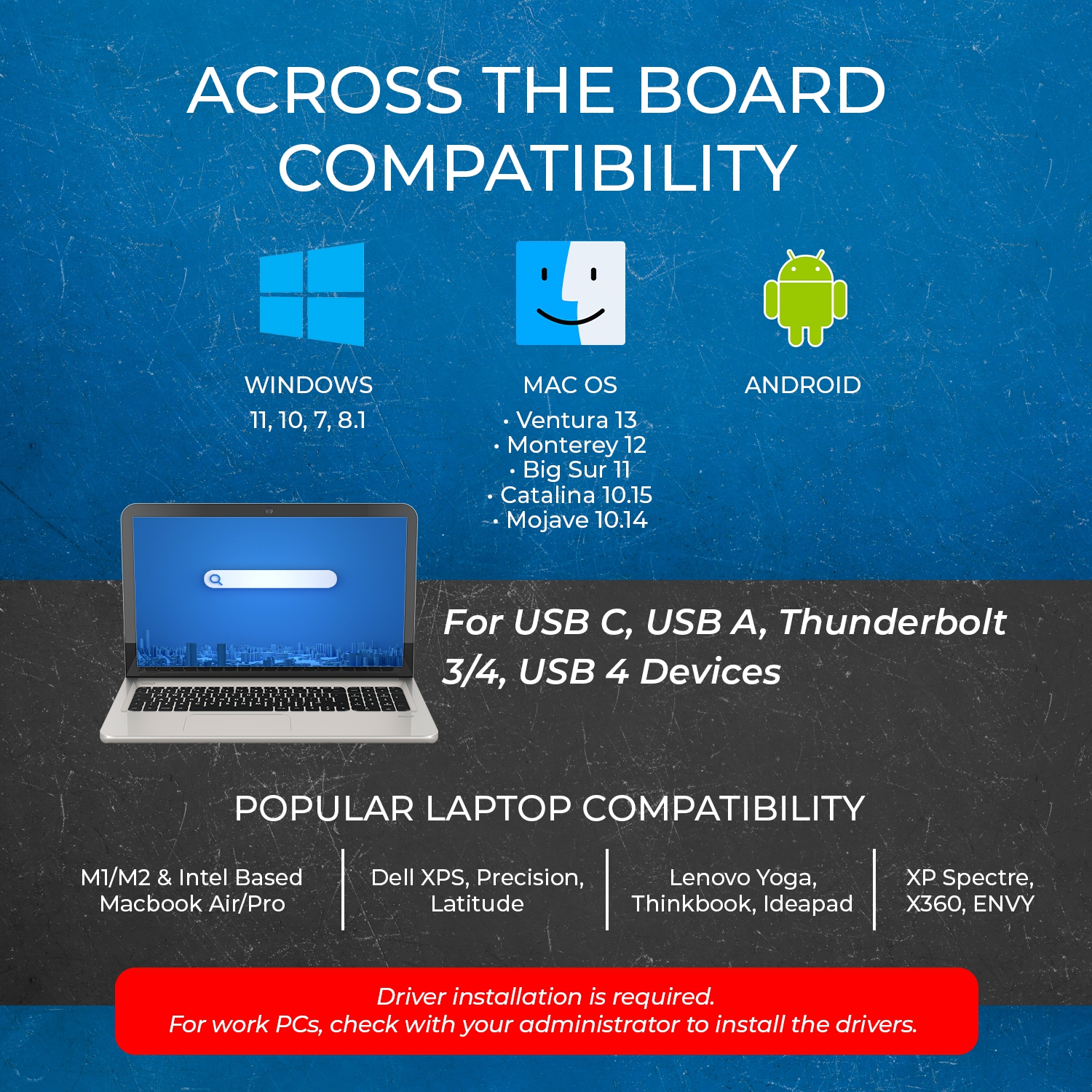 OREI SplitXtend 4K USB 3.0 to HDMI Display Adapter -